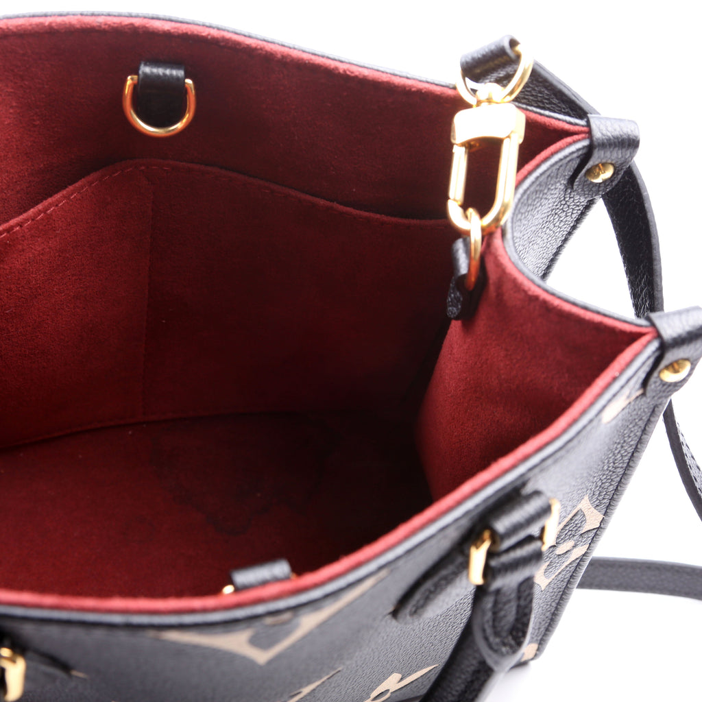 ONTHEGO PM Bicolor Empreinte Black/Cream
