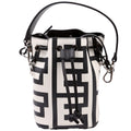 Fendi Fendi x Marc Jacobs Mon Tresor Mini Bucket Leather 8BS010 Black/White