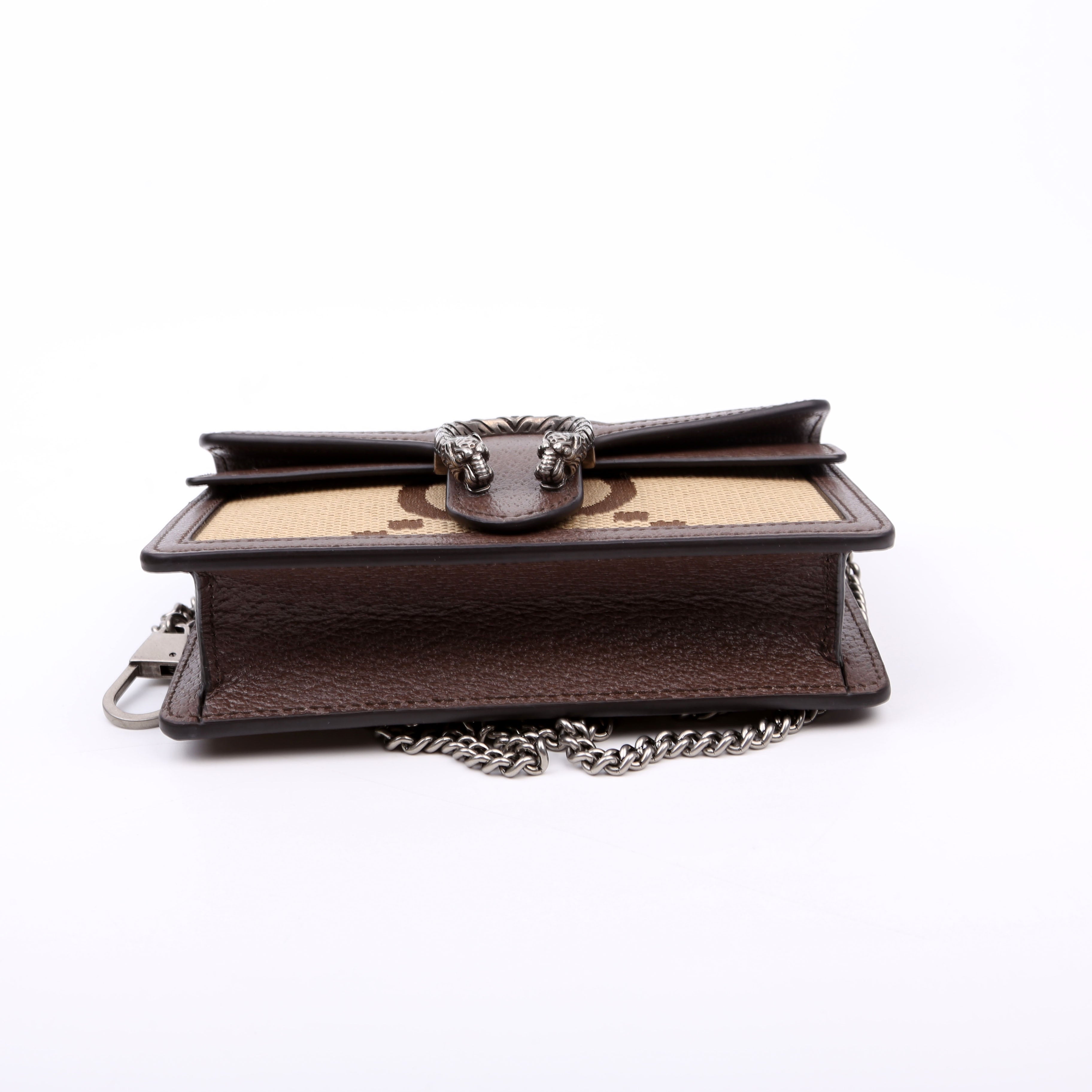 476432 Dionysus Jumbo GG Super Mini Brown