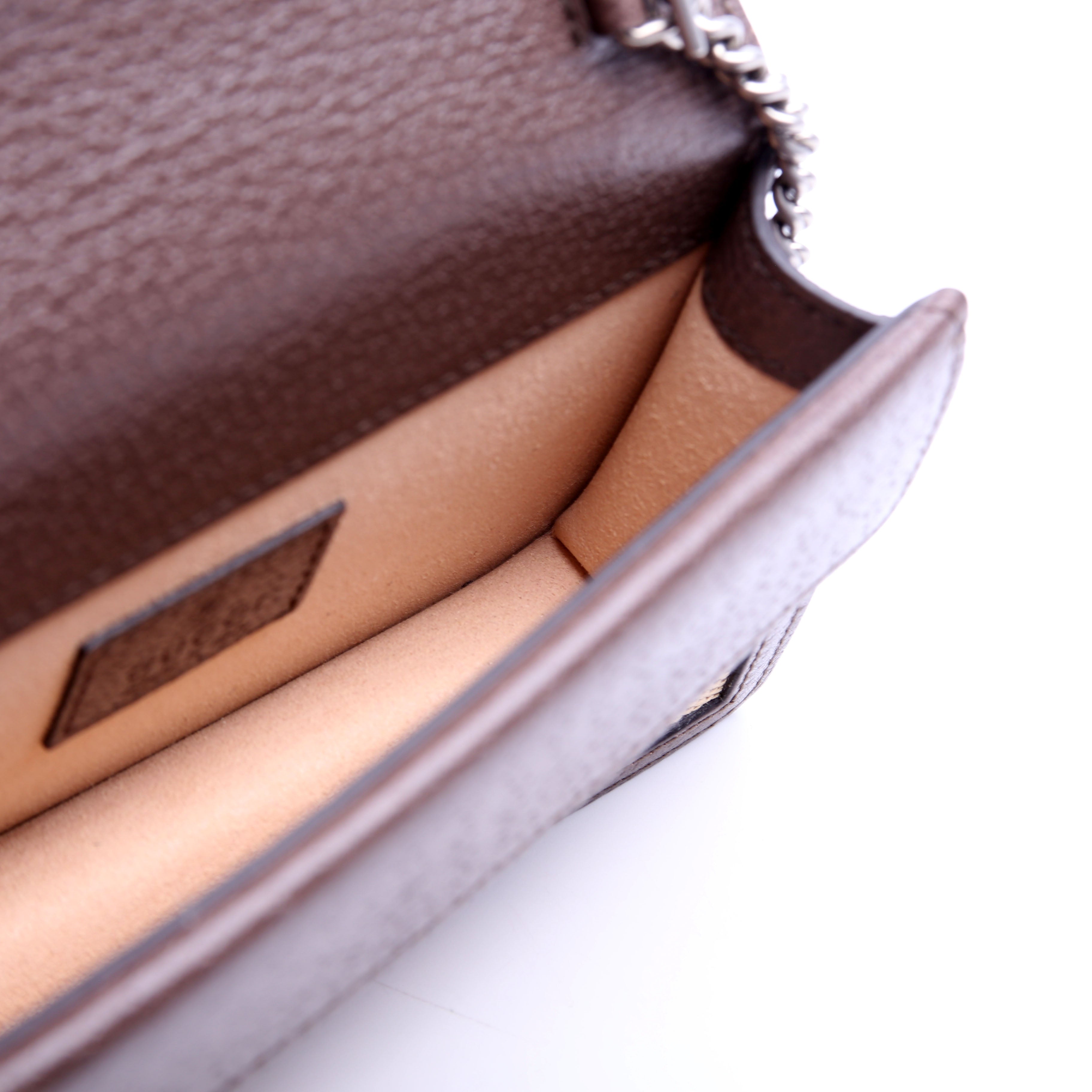 476432 Dionysus Jumbo GG Super Mini Brown
