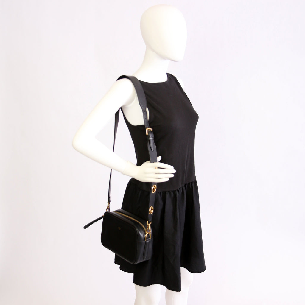 8BT287 F is Fendi Camera Bag Black