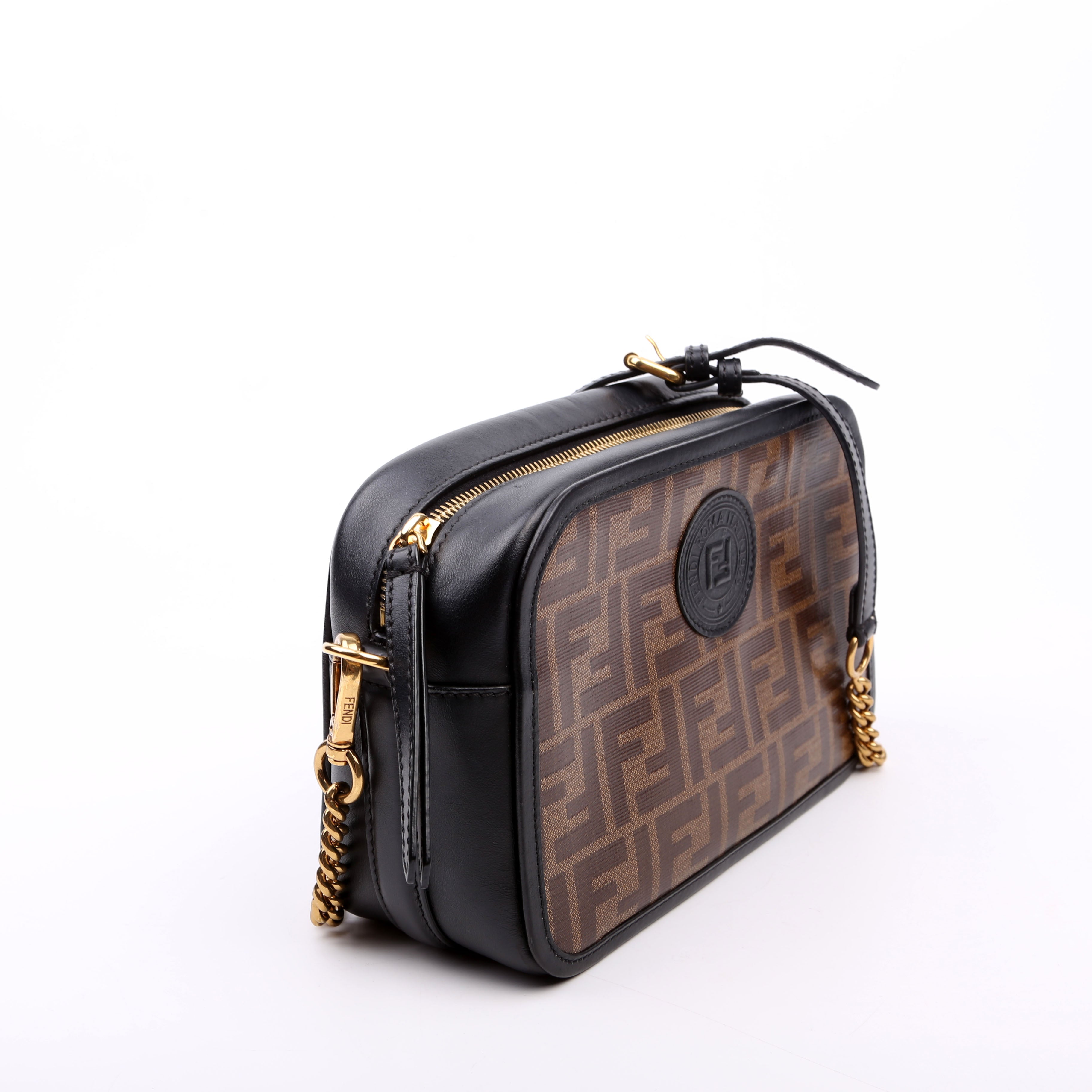 8BT287 Coated Canvas Small Camera Bag