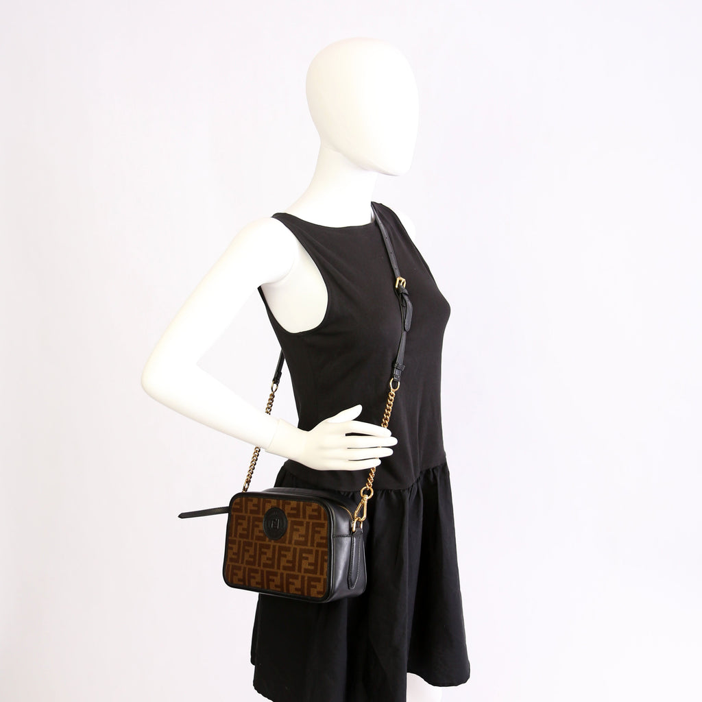 8BT287 Coated Canvas Small Camera Bag