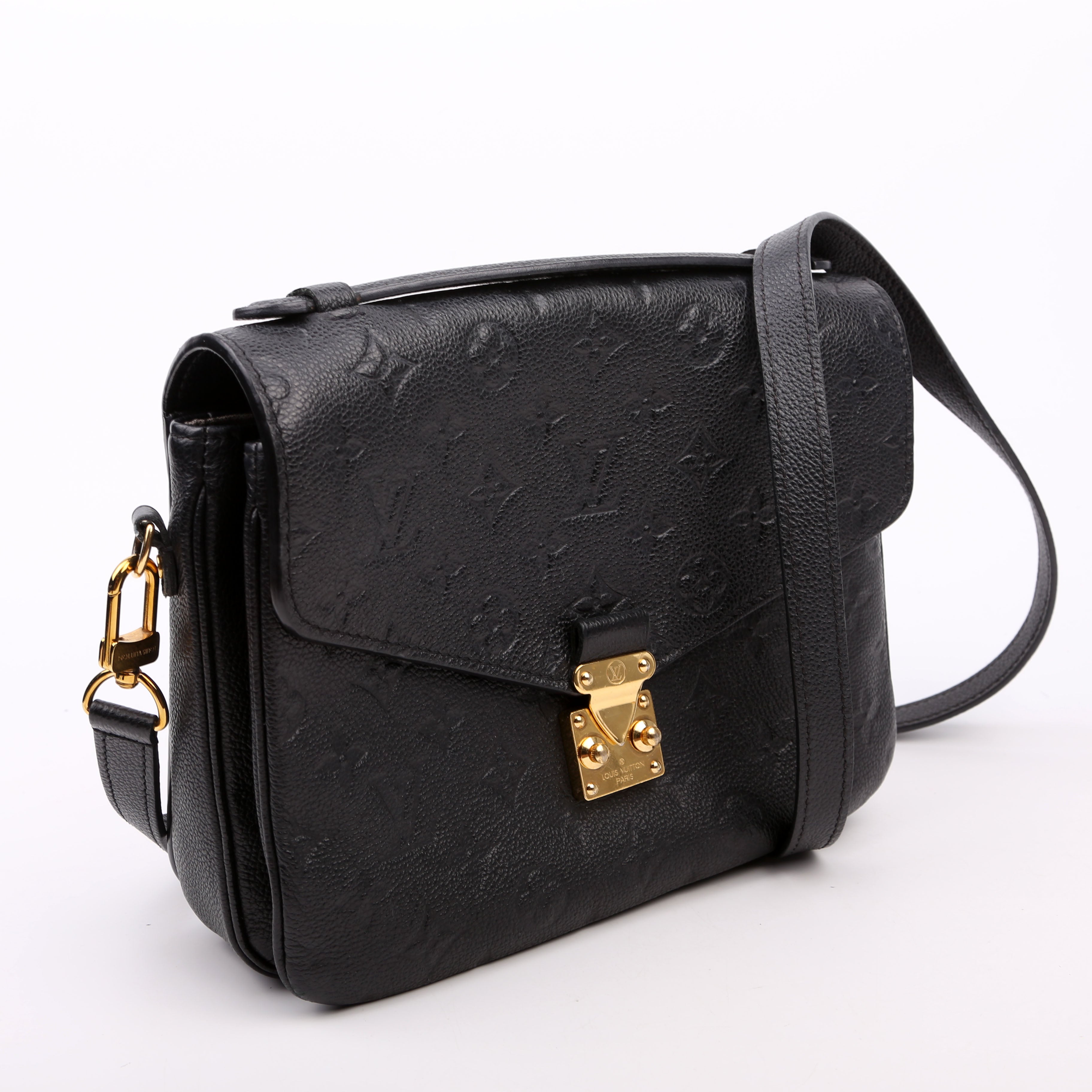 Pochette Metis Empreinte Black