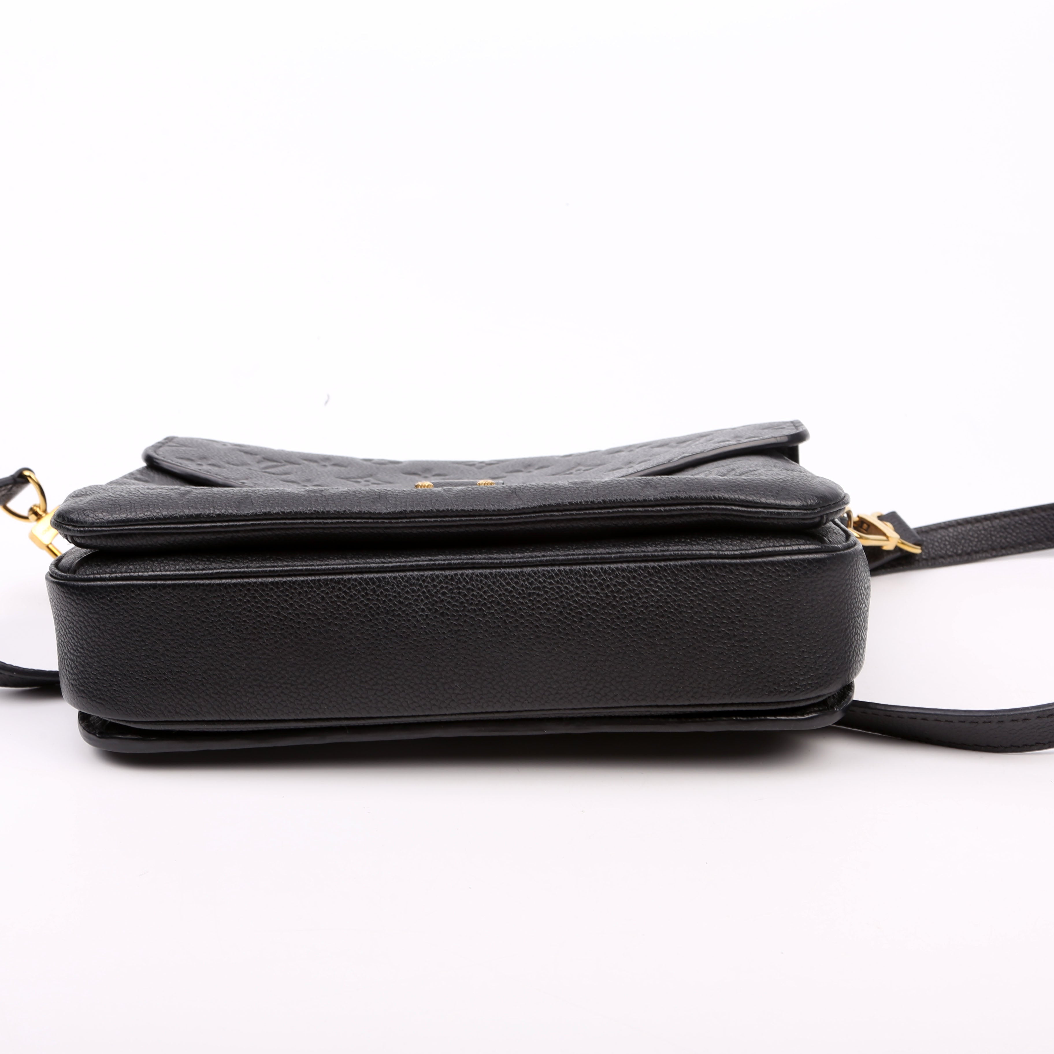 Pochette Metis Empreinte Black