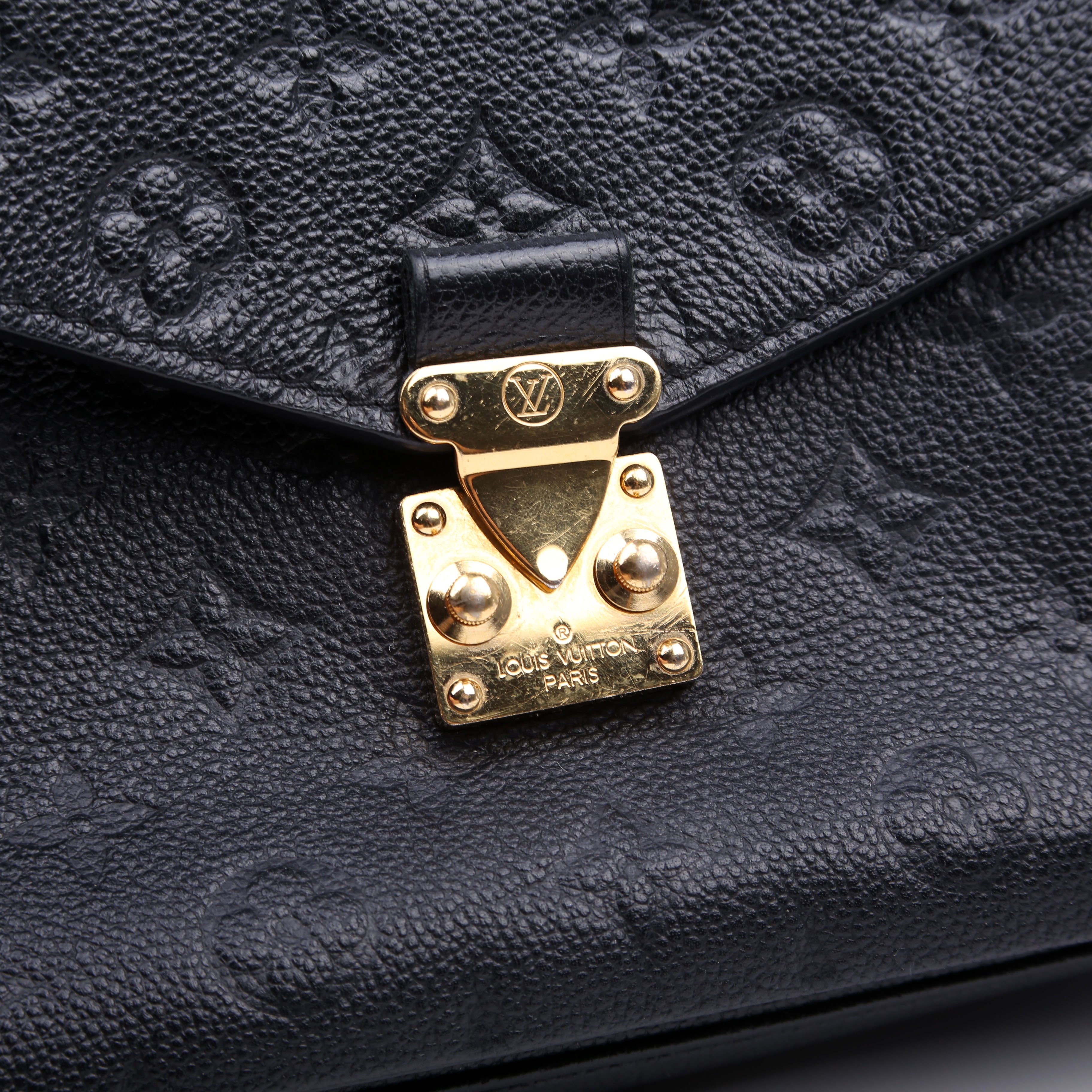 Pochette Metis Empreinte Black
