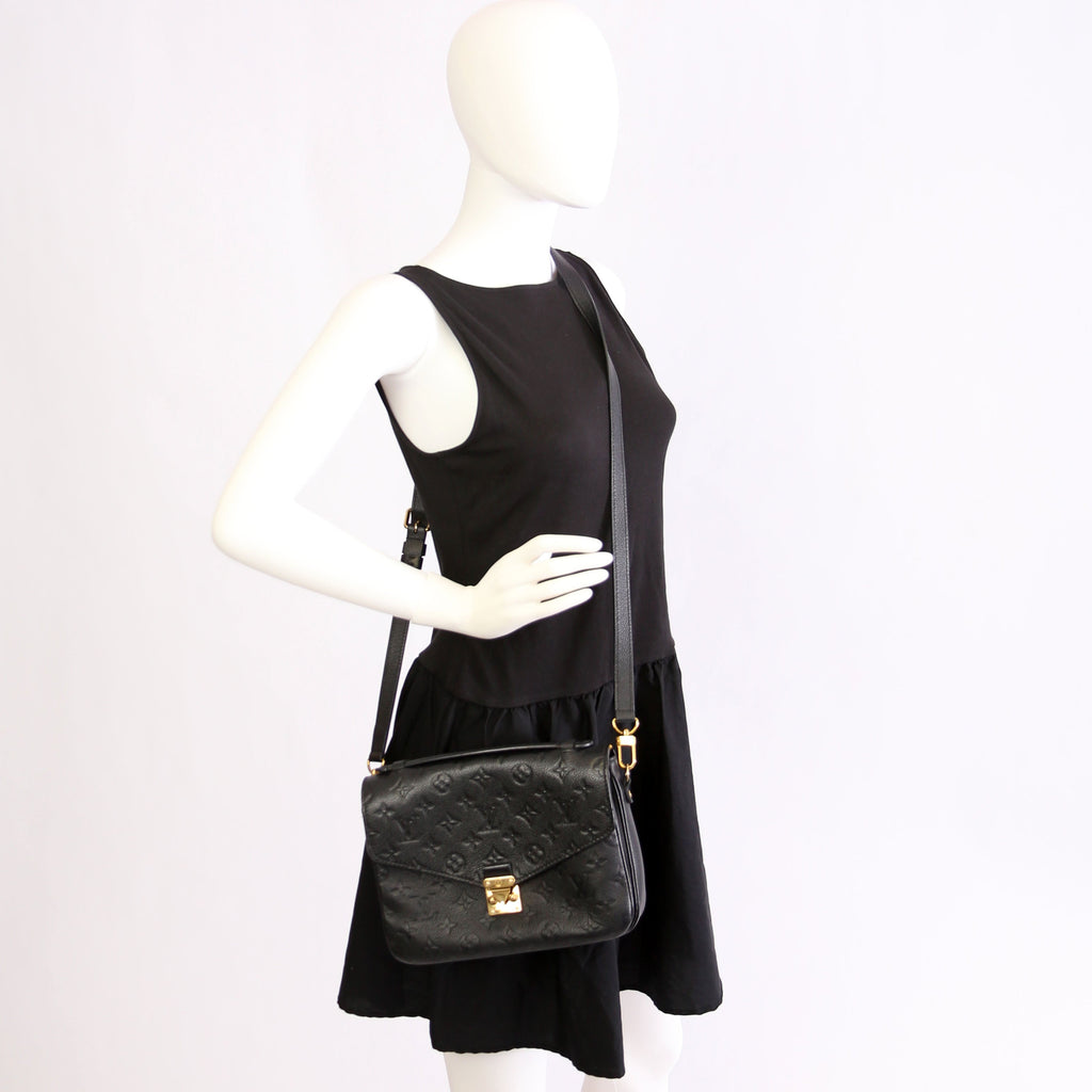 Pochette Metis Empreinte Black