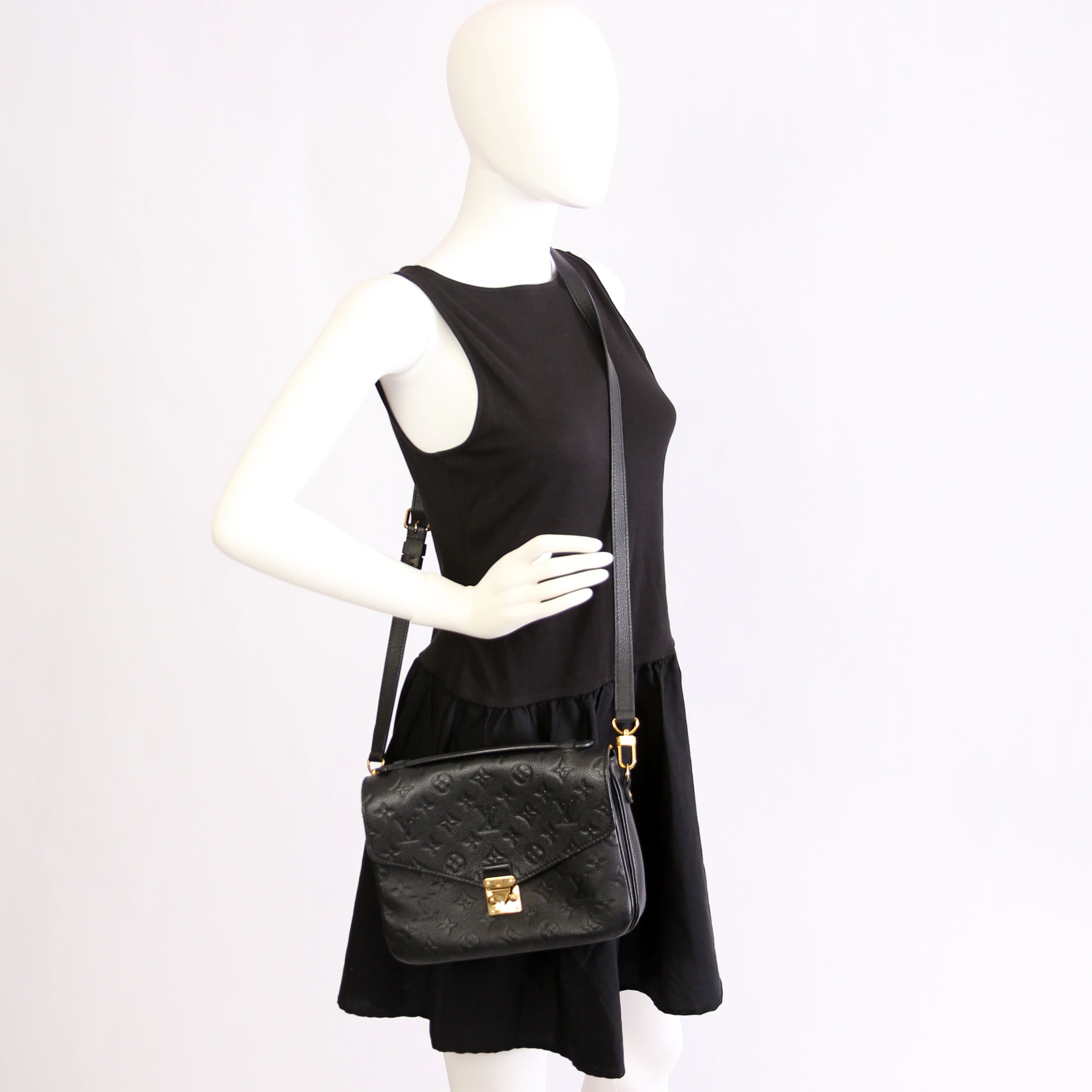 Pochette Metis Empreinte Black