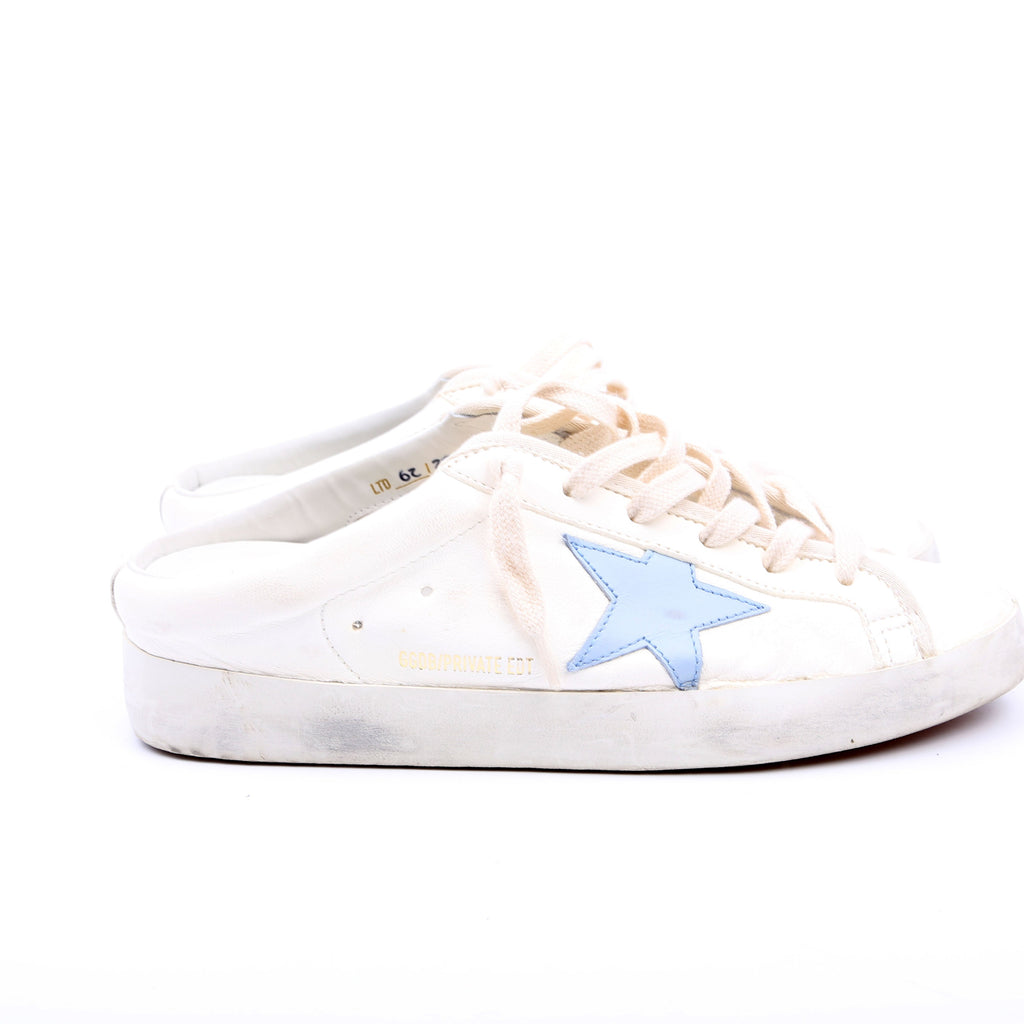 Superstar Sabot Sneakers Size 39 White/Blue