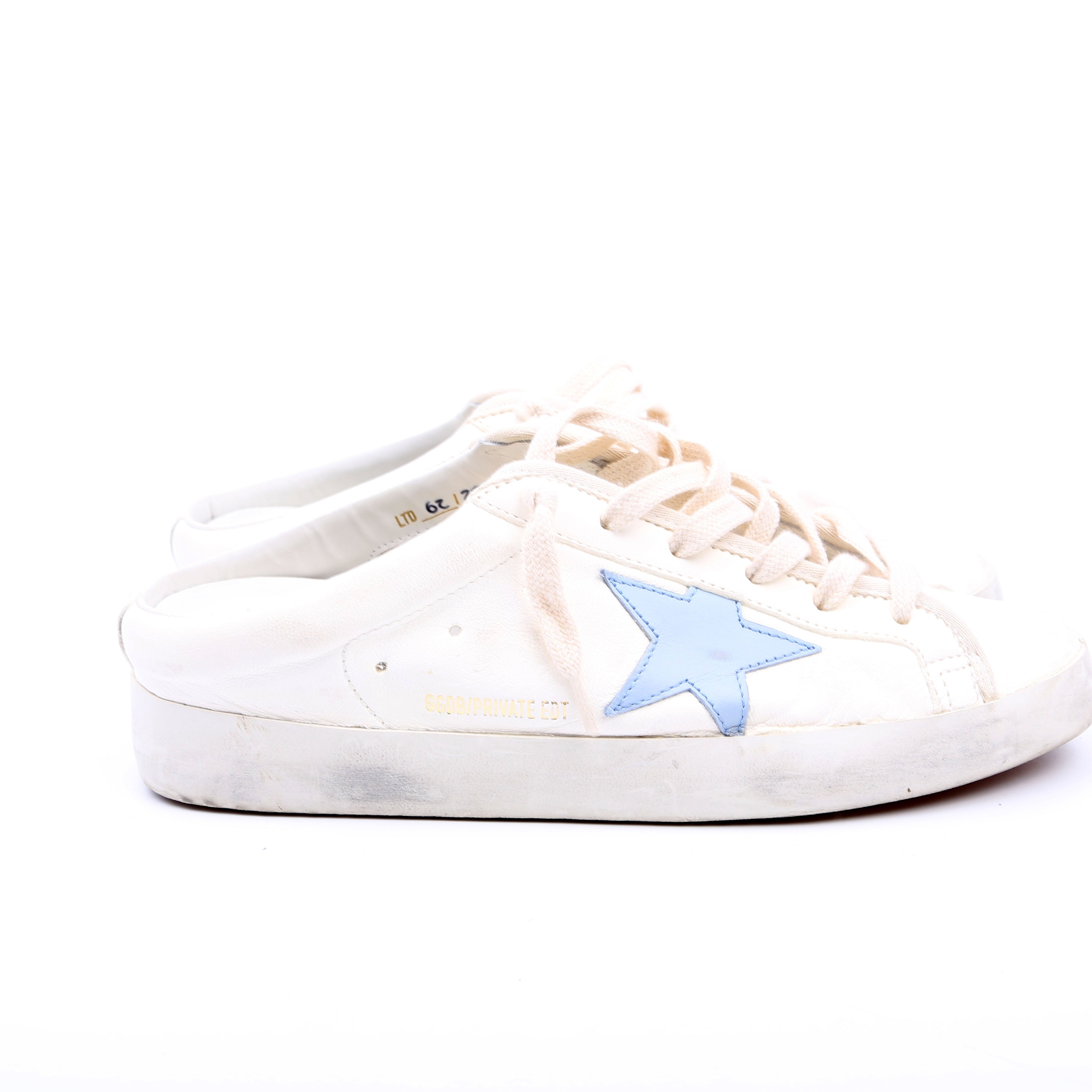 Superstar Sabot Sneakers Size 39 White/Blue