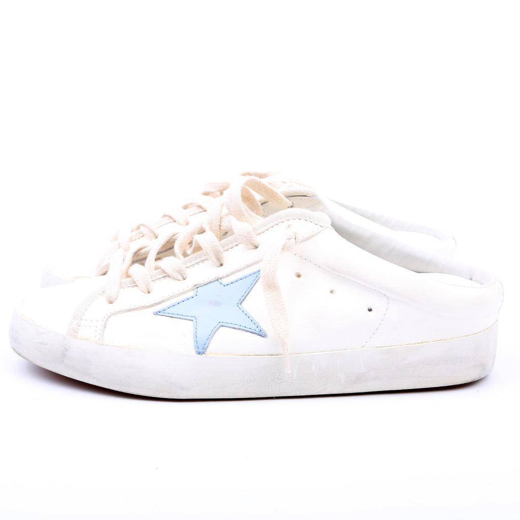 Superstar Sabot Sneakers Size 39 White/Blue