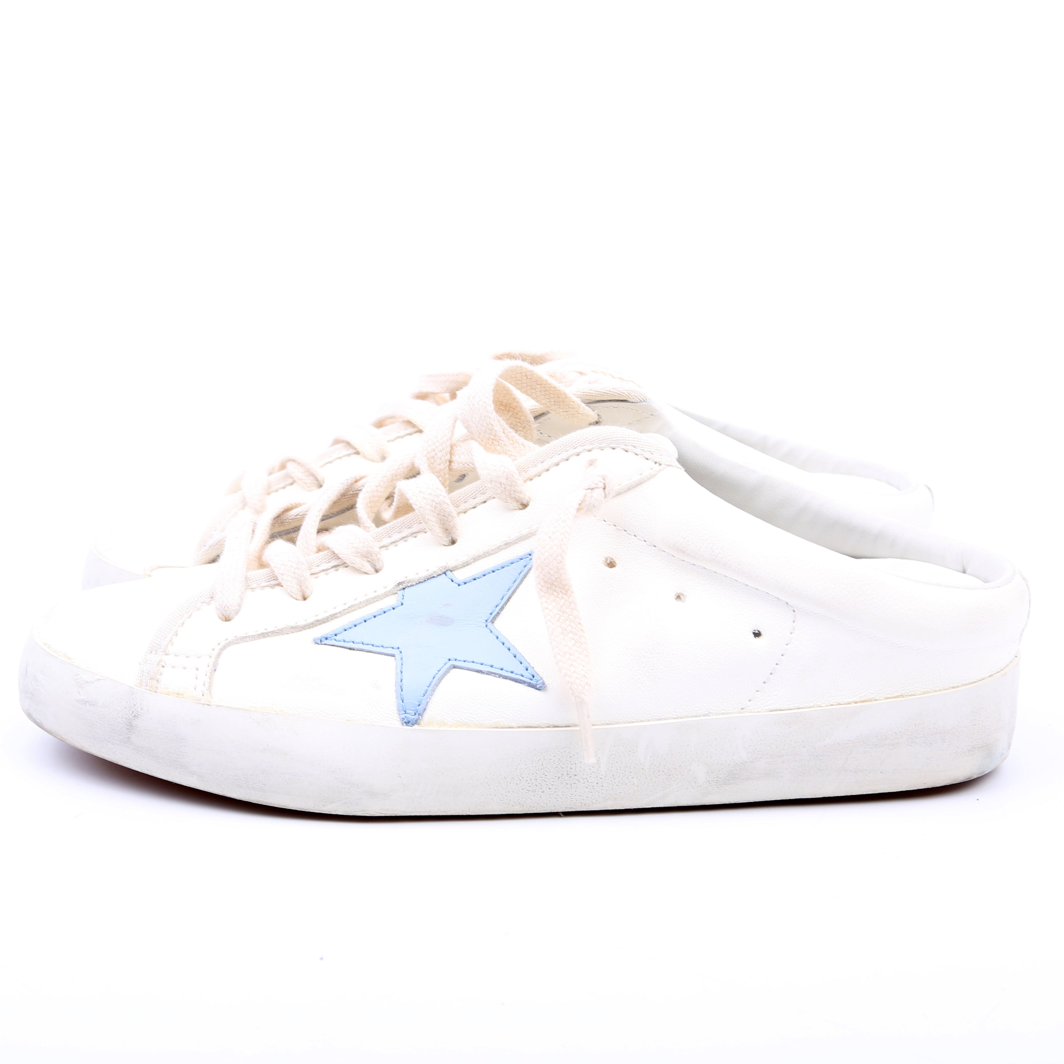 Superstar Sabot Sneakers Size 39 White/Blue