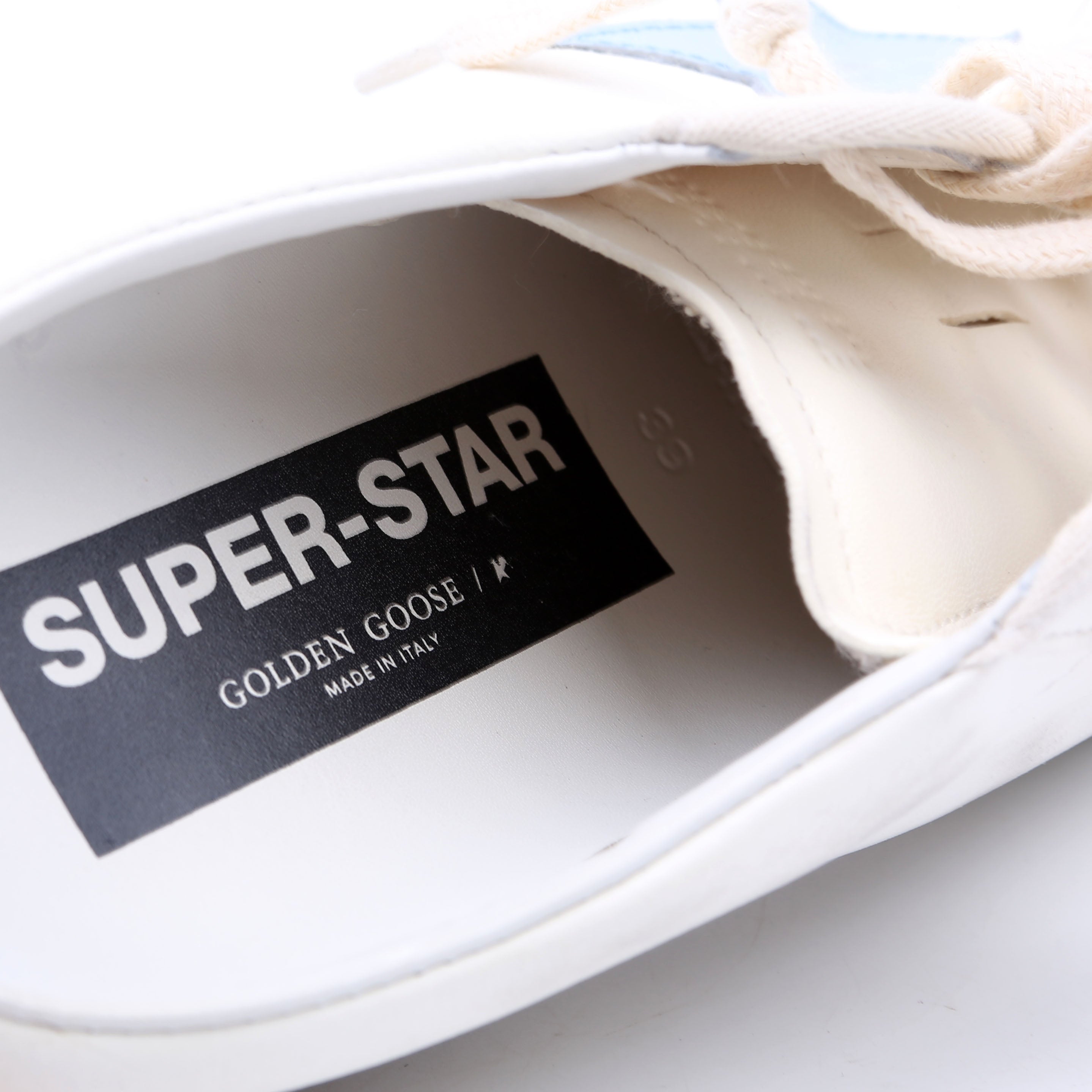 Superstar Sabot Sneakers Size 39 White/Blue