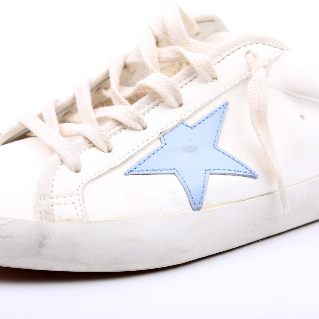 Superstar Sabot Sneakers Size 39 White/Blue