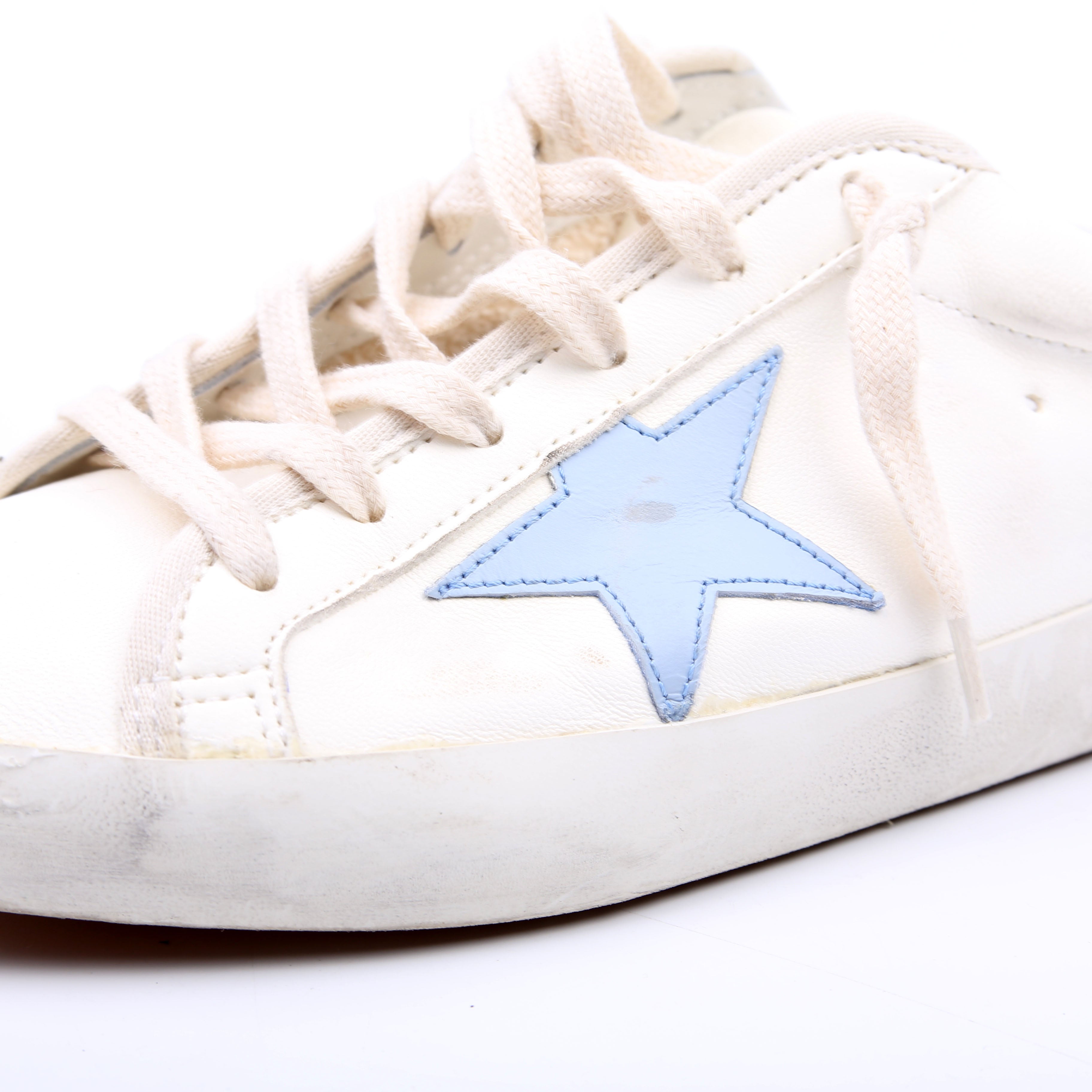 Superstar Sabot Sneakers Size 39 White/Blue