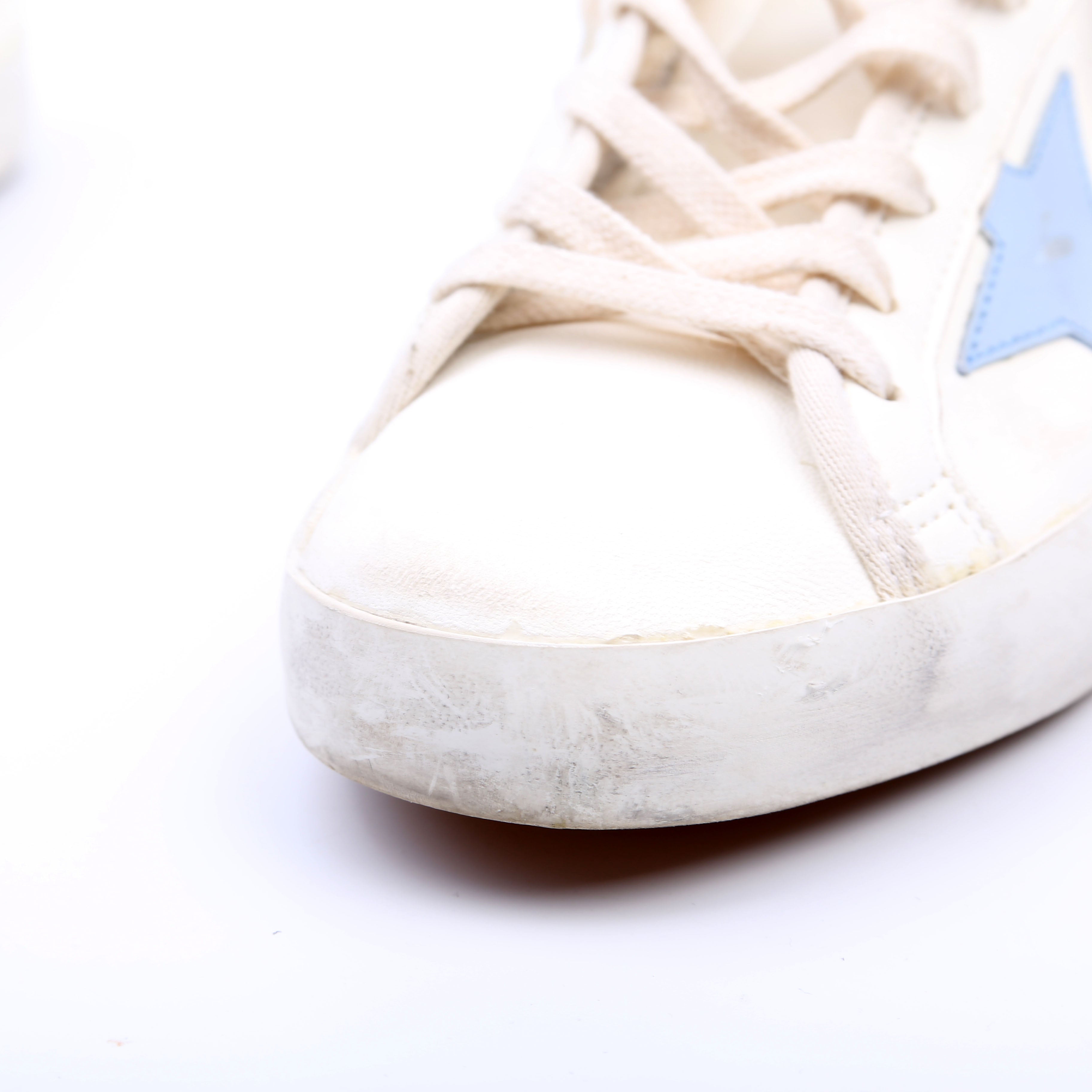 Superstar Sabot Sneakers Size 39 White/Blue