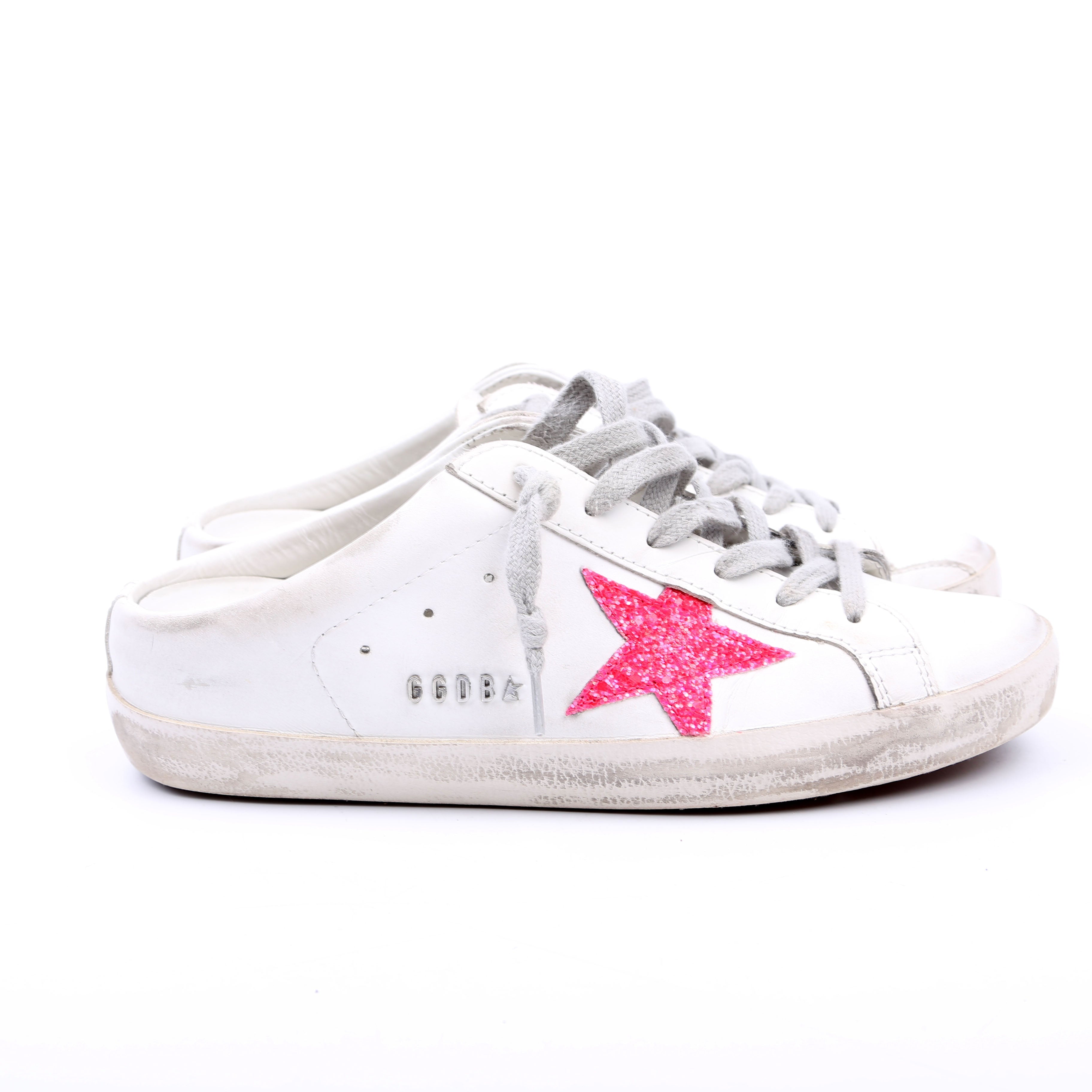 Superstar Sabot Sneakers Size 39 White/Pink