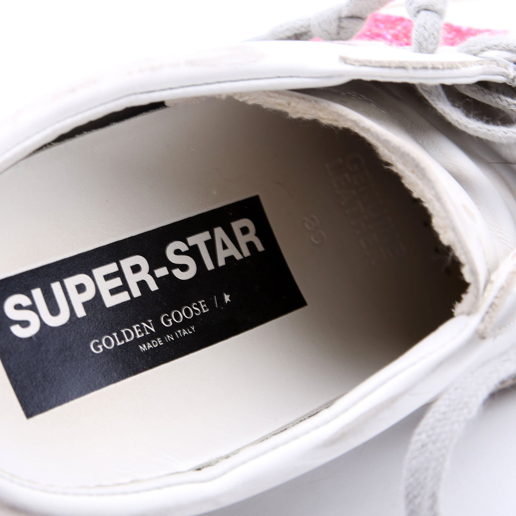 Superstar Sabot Sneakers Size 39 White/Pink