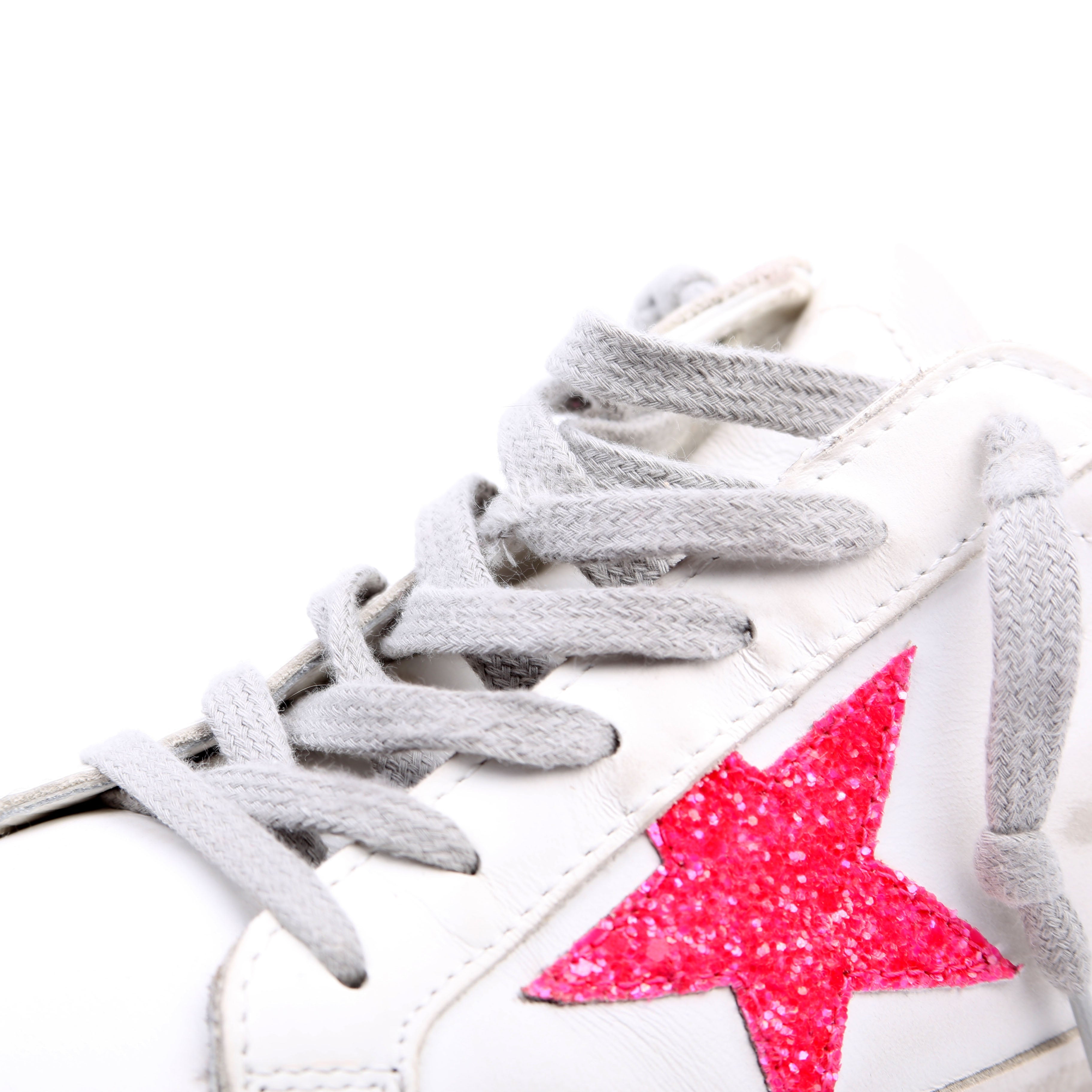 Superstar Sabot Sneakers Size 39 White/Pink
