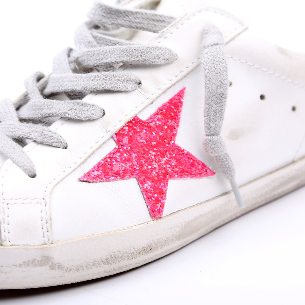 Superstar Sabot Sneakers Size 39 White/Pink