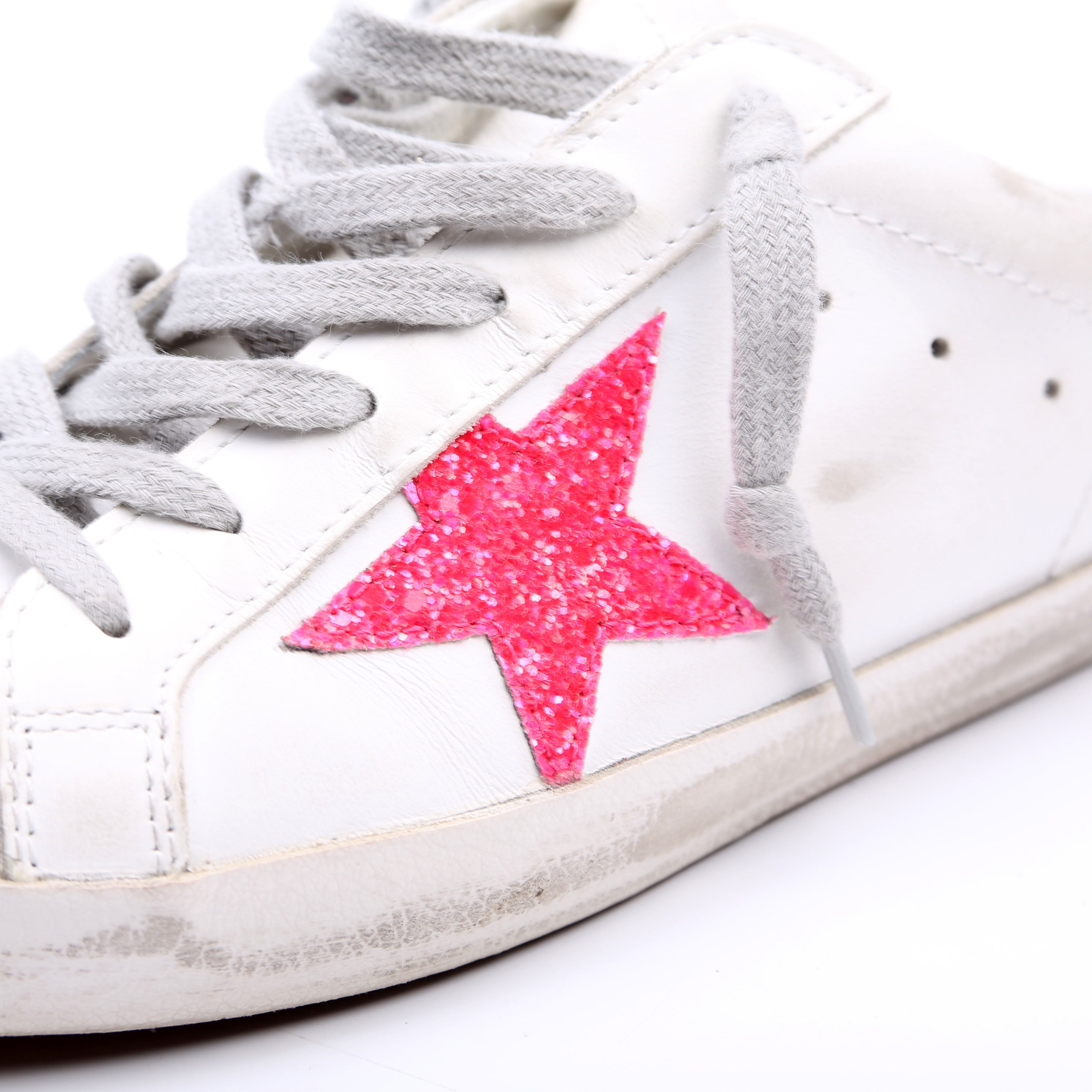 Superstar Sabot Sneakers Size 39 White/Pink