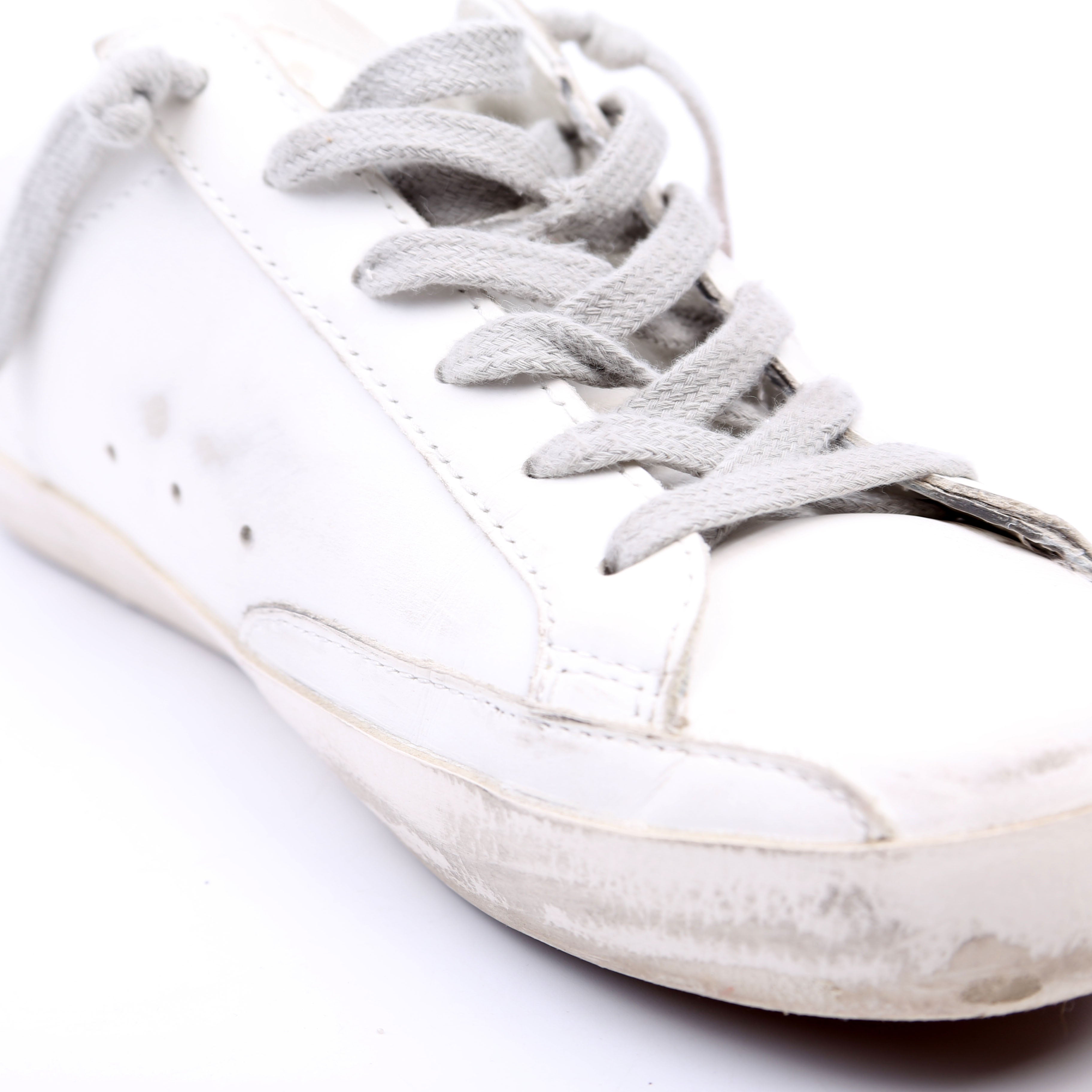 Superstar Sabot Sneakers Size 39 White/Pink