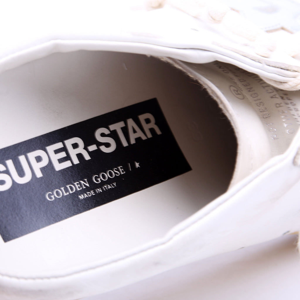 Superstar Sabot Sneakers Size 39 White/Silver