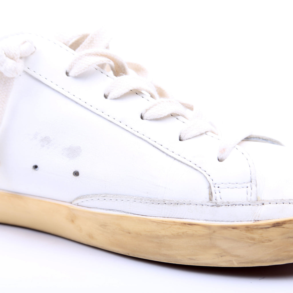 Superstar Sabot Sneakers Size 39 White/Silver