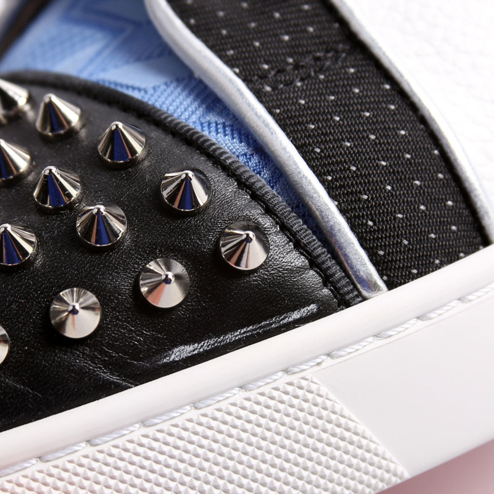 Louis Junior Spike Sneakers Size 42 White/Black/Blue