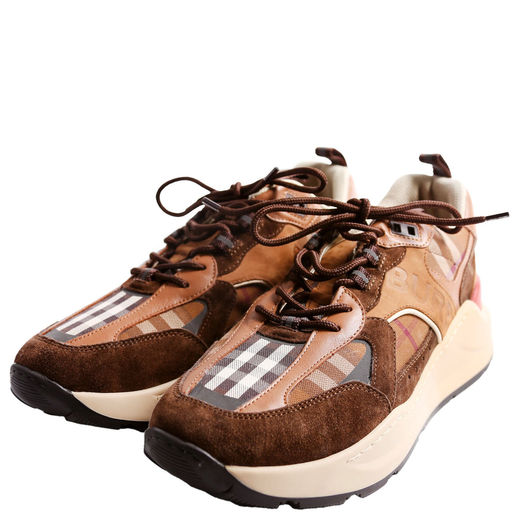 Sean Sneakers Birch Check/Suede Size 42 Multicolor