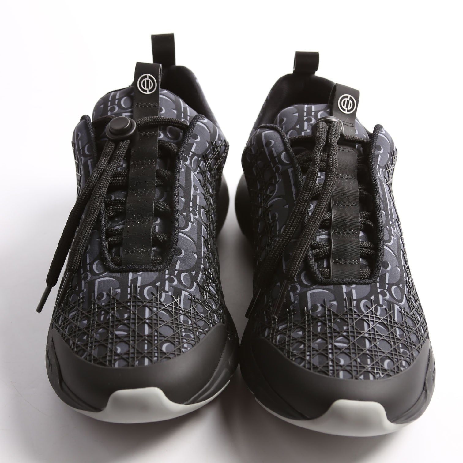 B24 Oblique Sneakers Size 42 Gray/Black