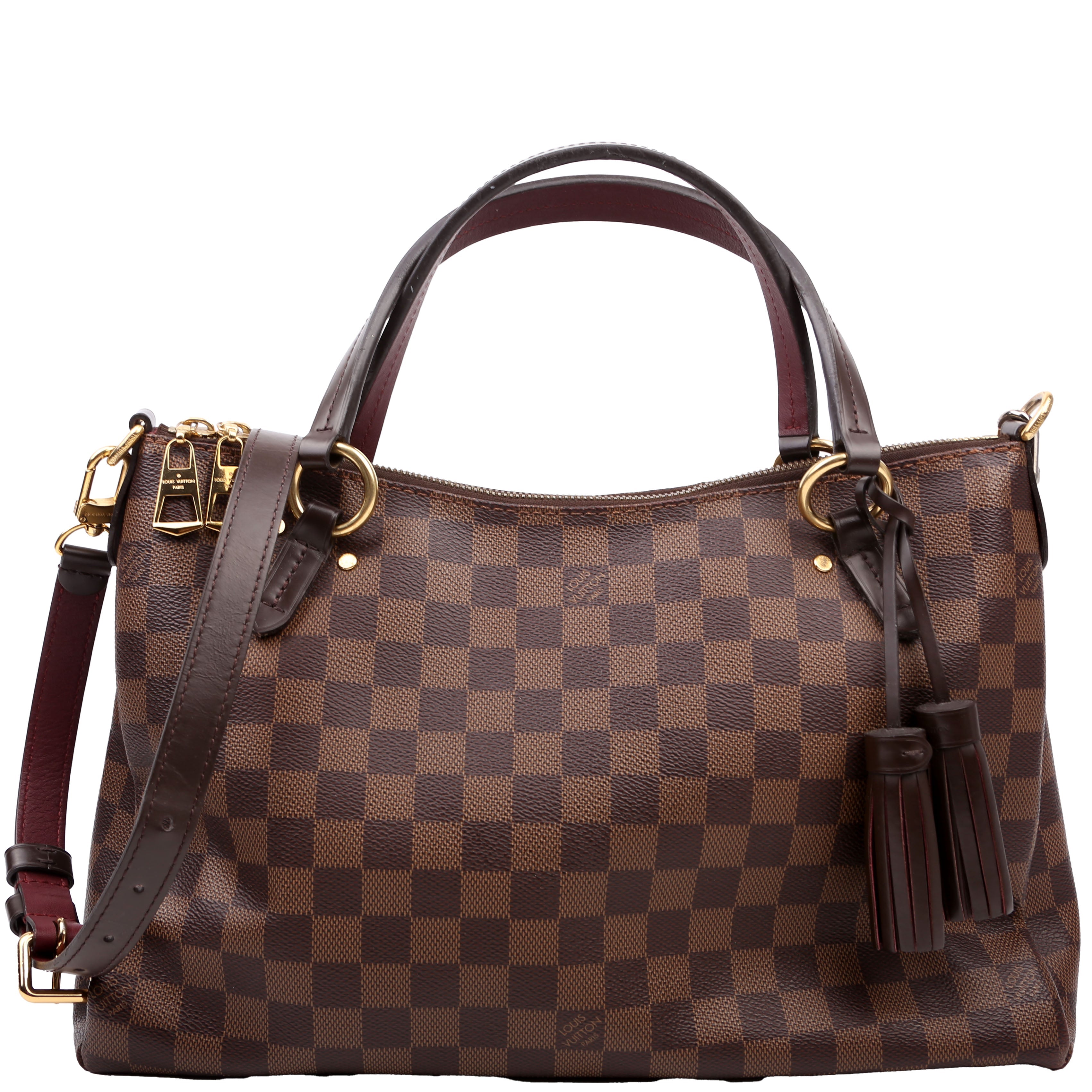 Lymington Damier Ebene Burgundy