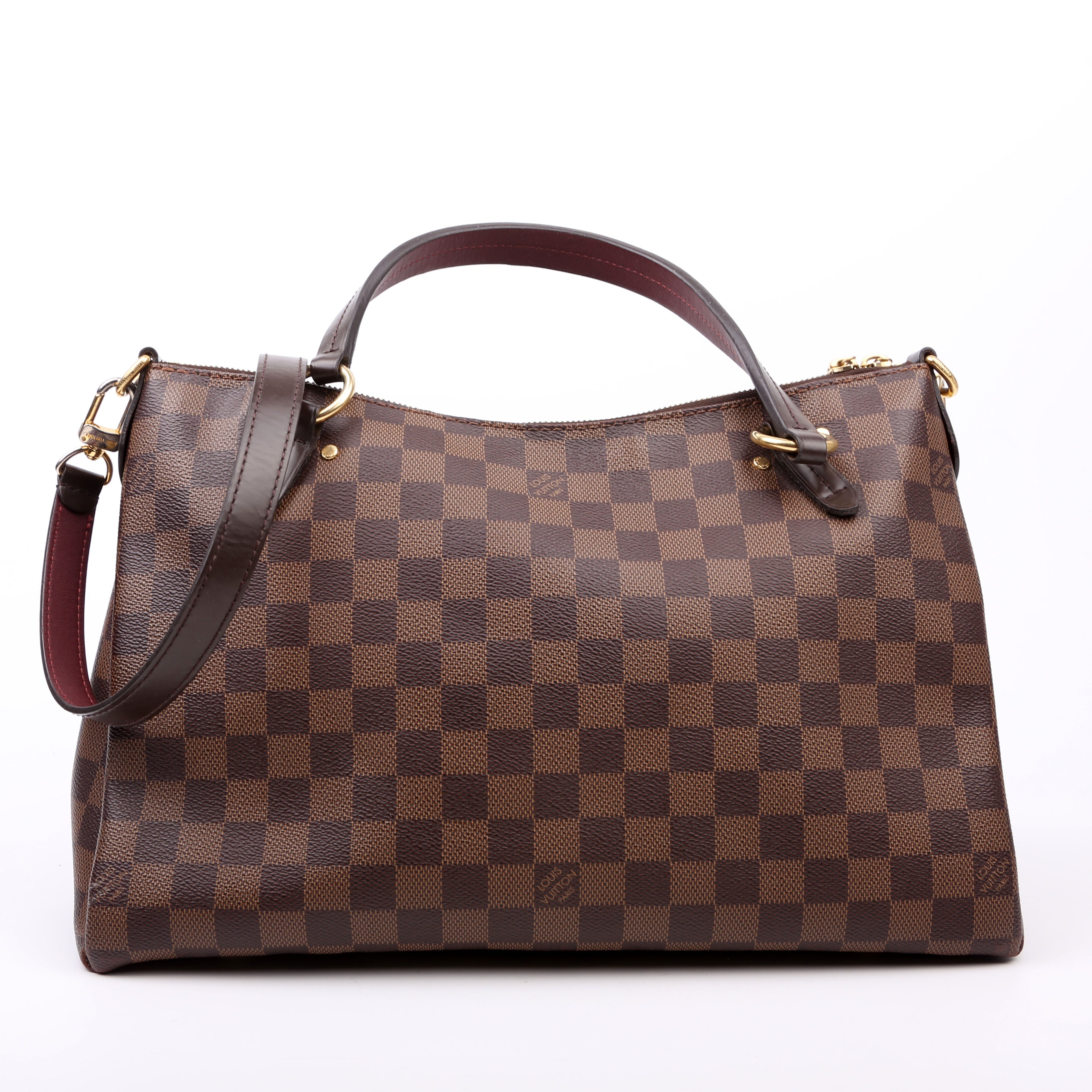 Lymington Damier Ebene Burgundy