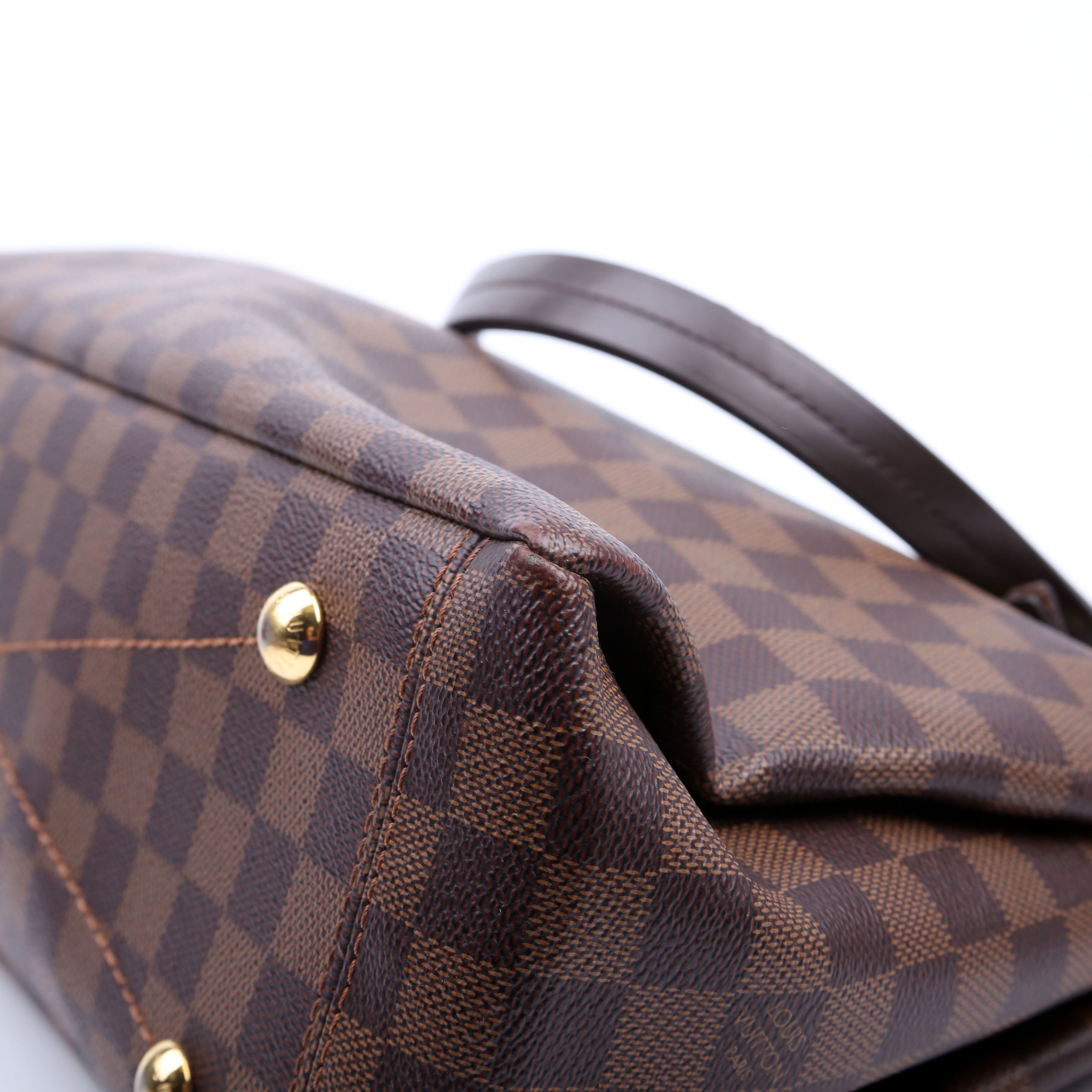 Lymington Damier Ebene Burgundy