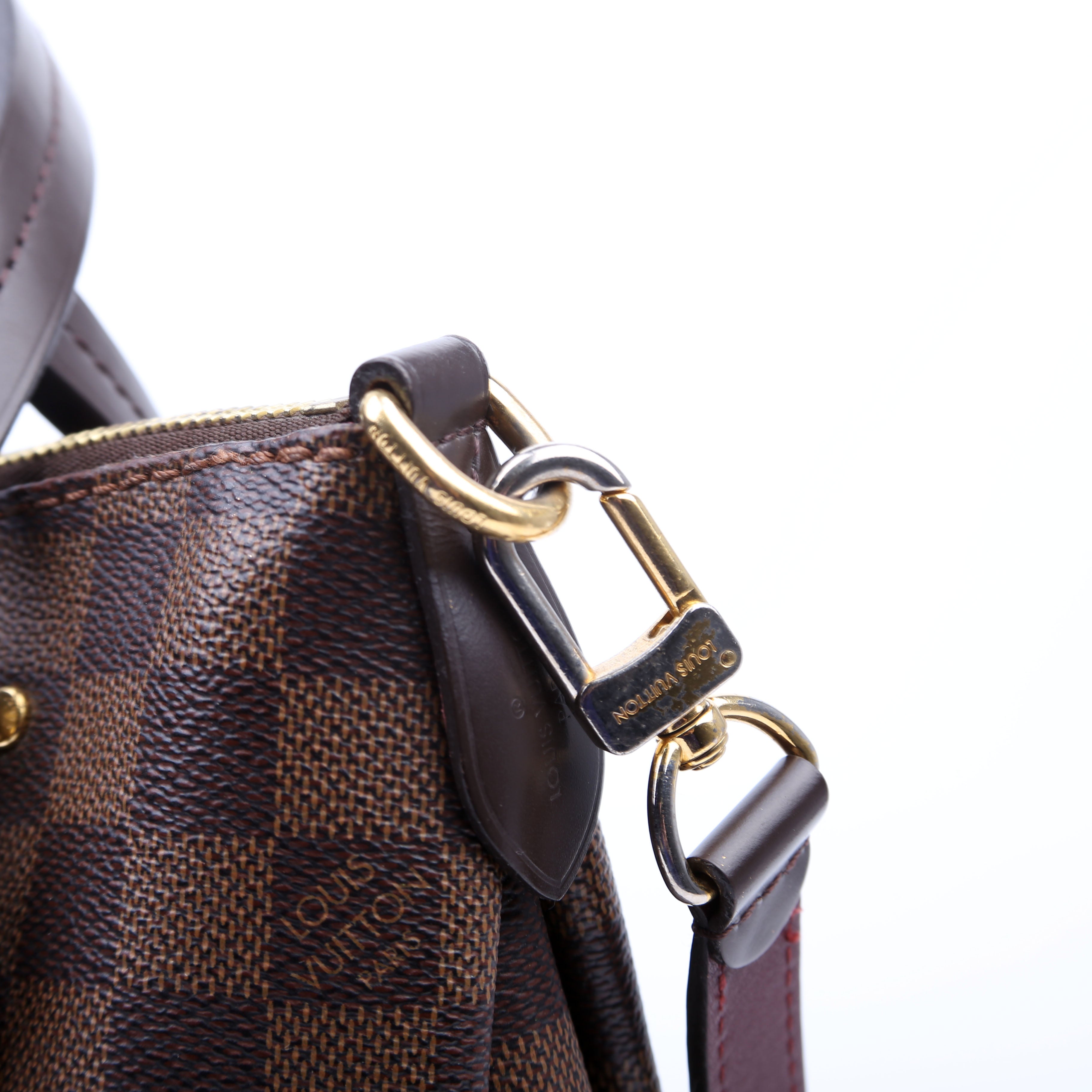 Lymington Damier Ebene Burgundy