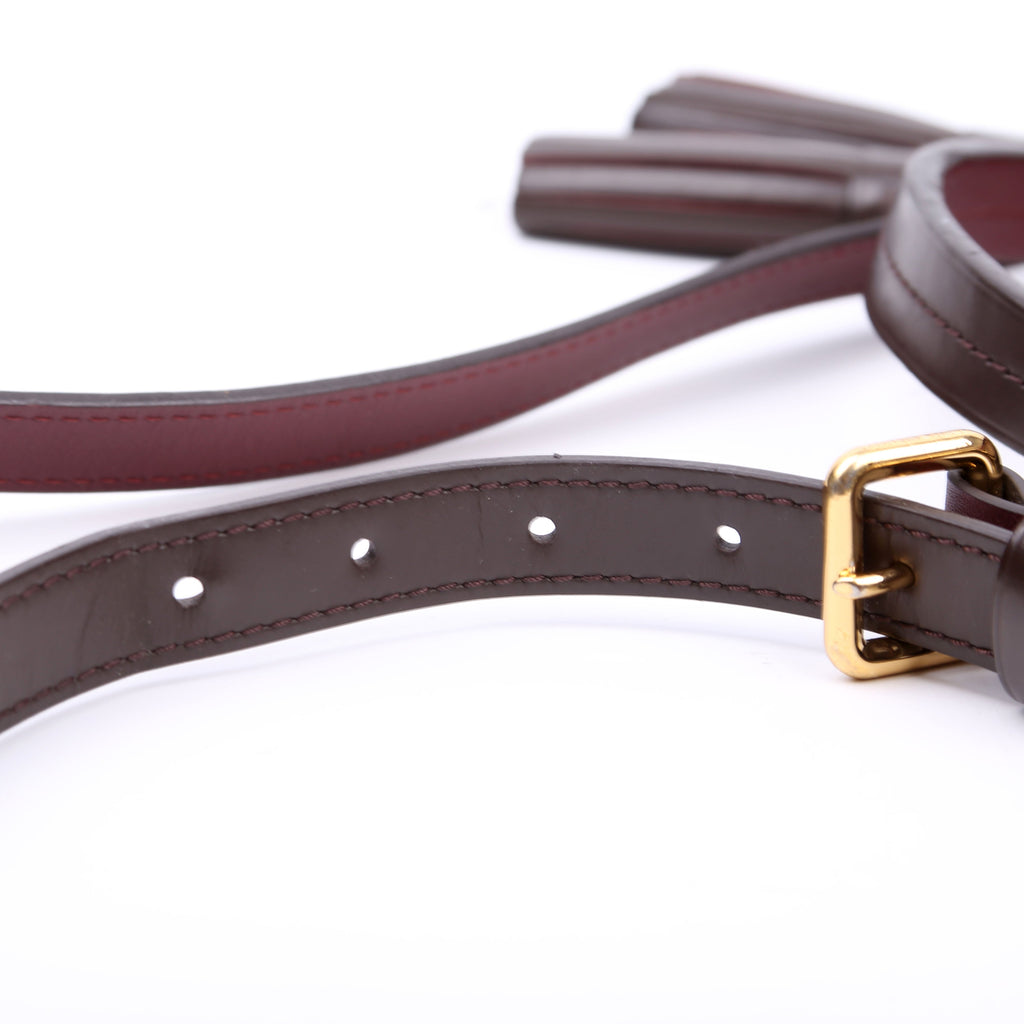 Lymington Damier Ebene Burgundy