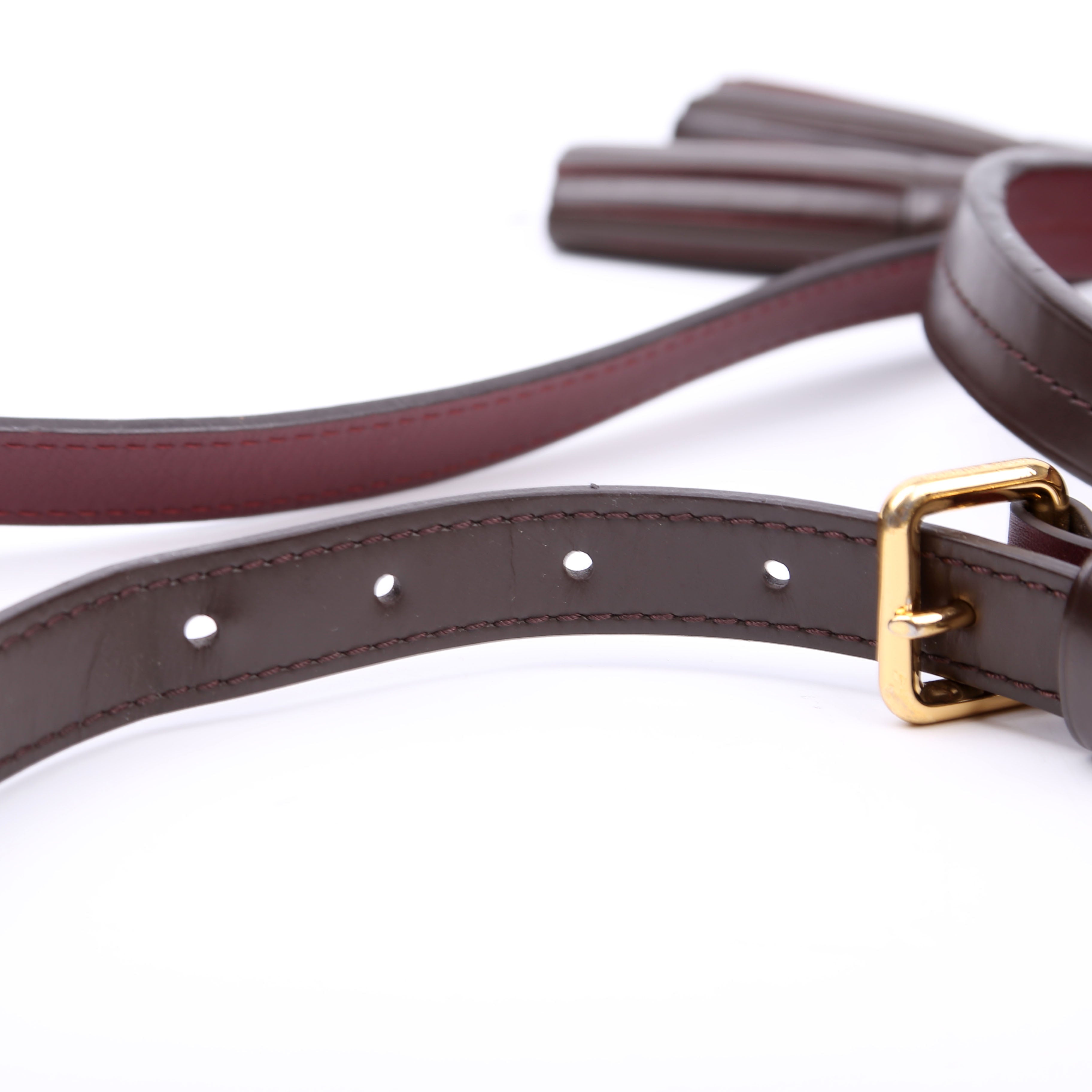 Lymington Damier Ebene Burgundy