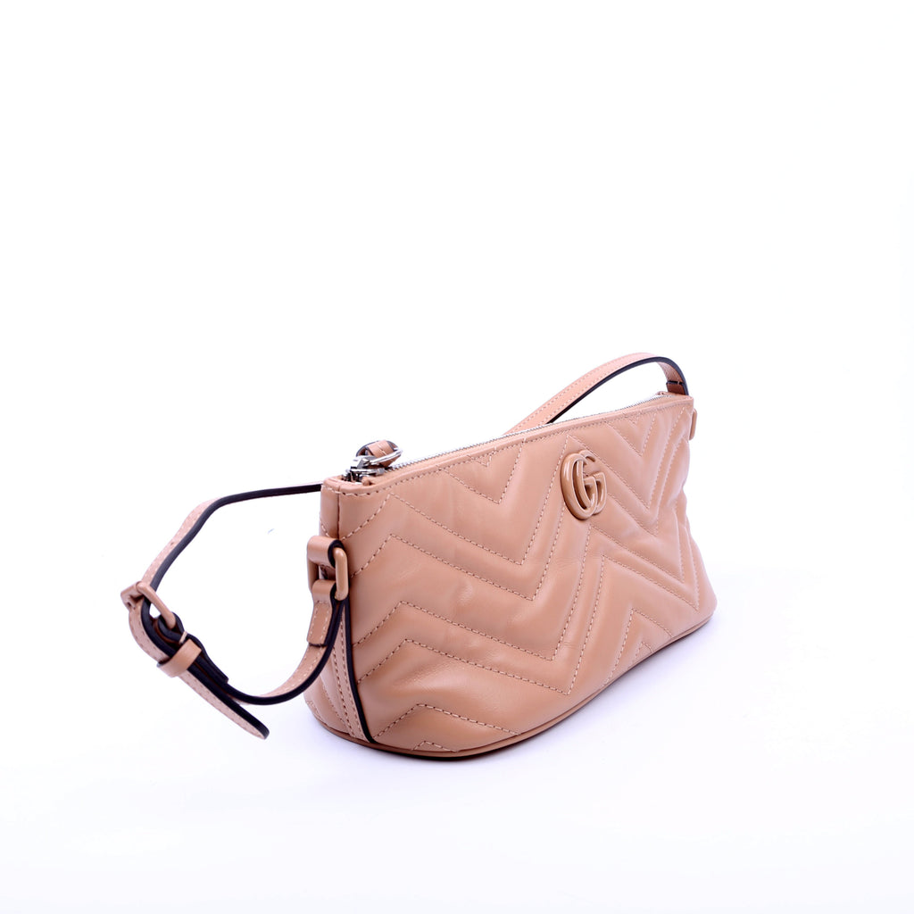 739166 Marmont Sling Mini Shoulder Bag Tan