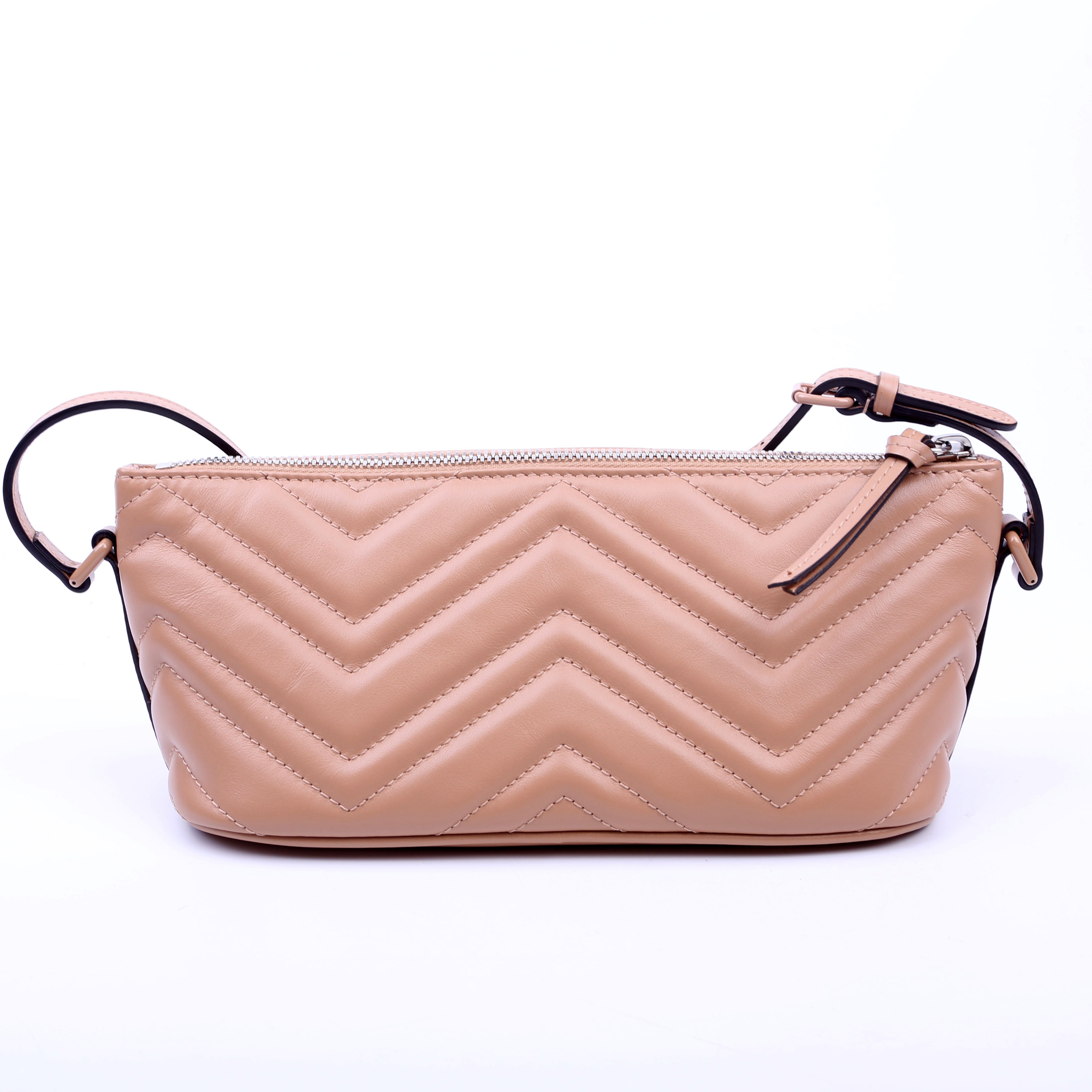 739166 Marmont Sling Mini Shoulder Bag Tan
