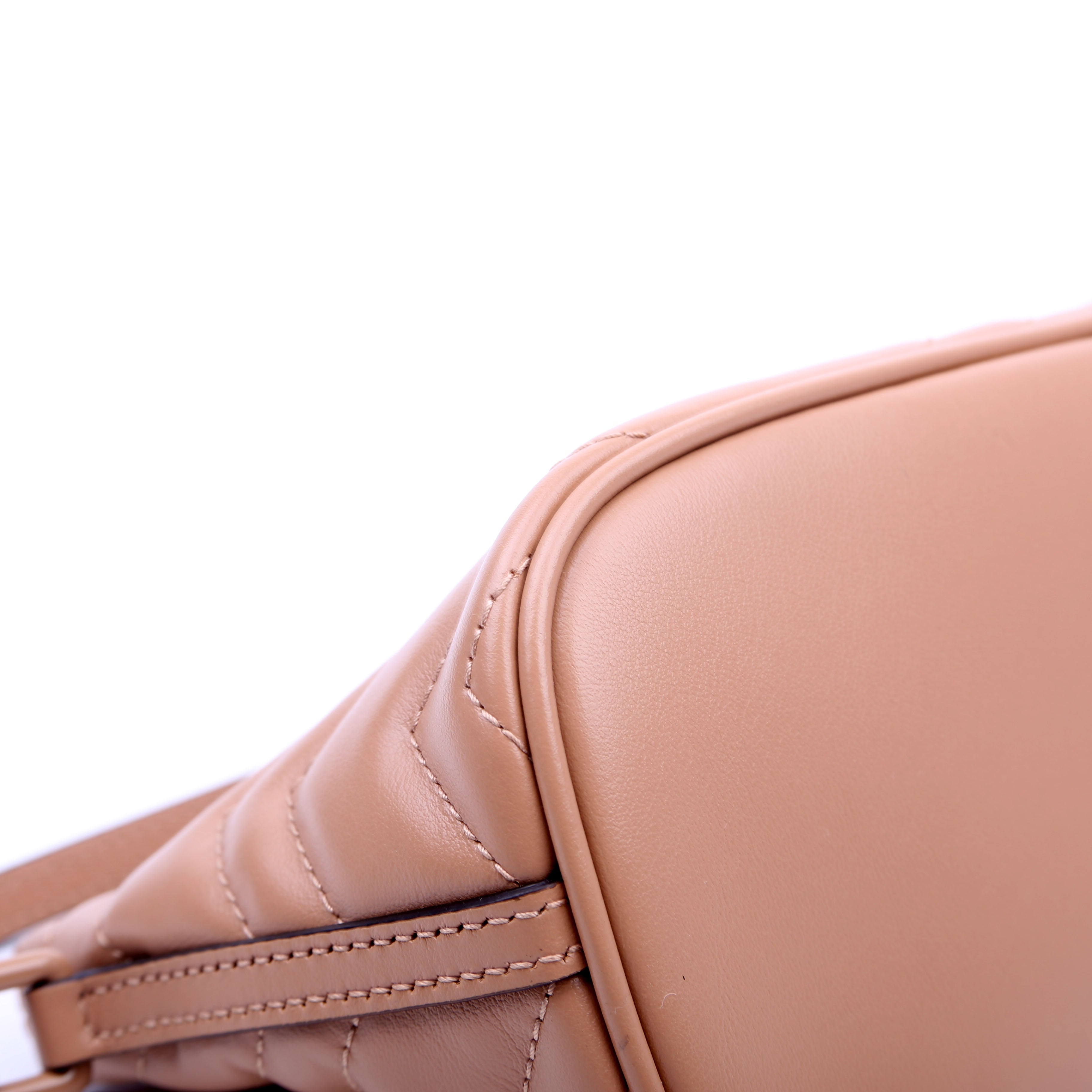 739166 Marmont Sling Mini Shoulder Bag Tan