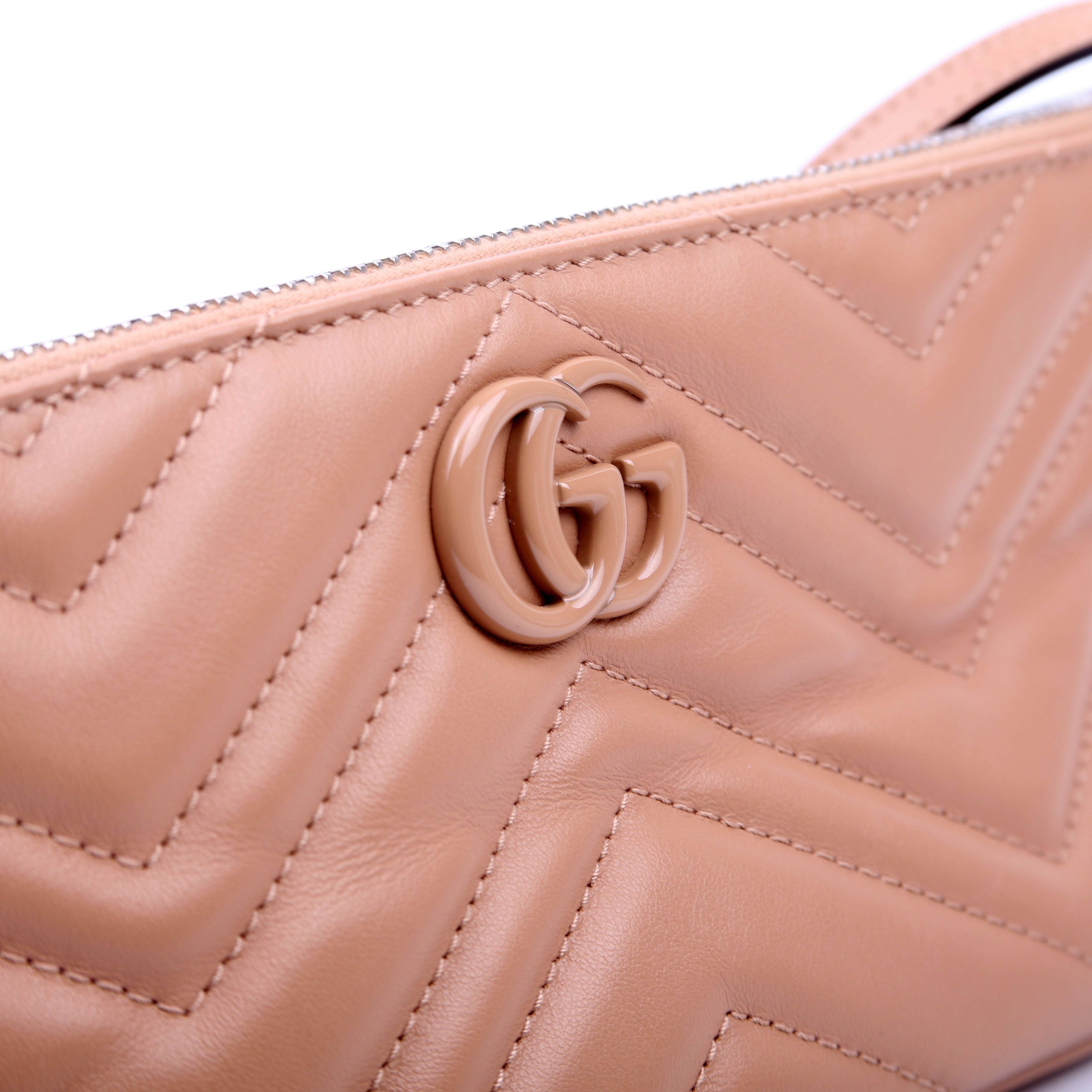 739166 Marmont Sling Mini Shoulder Bag Tan