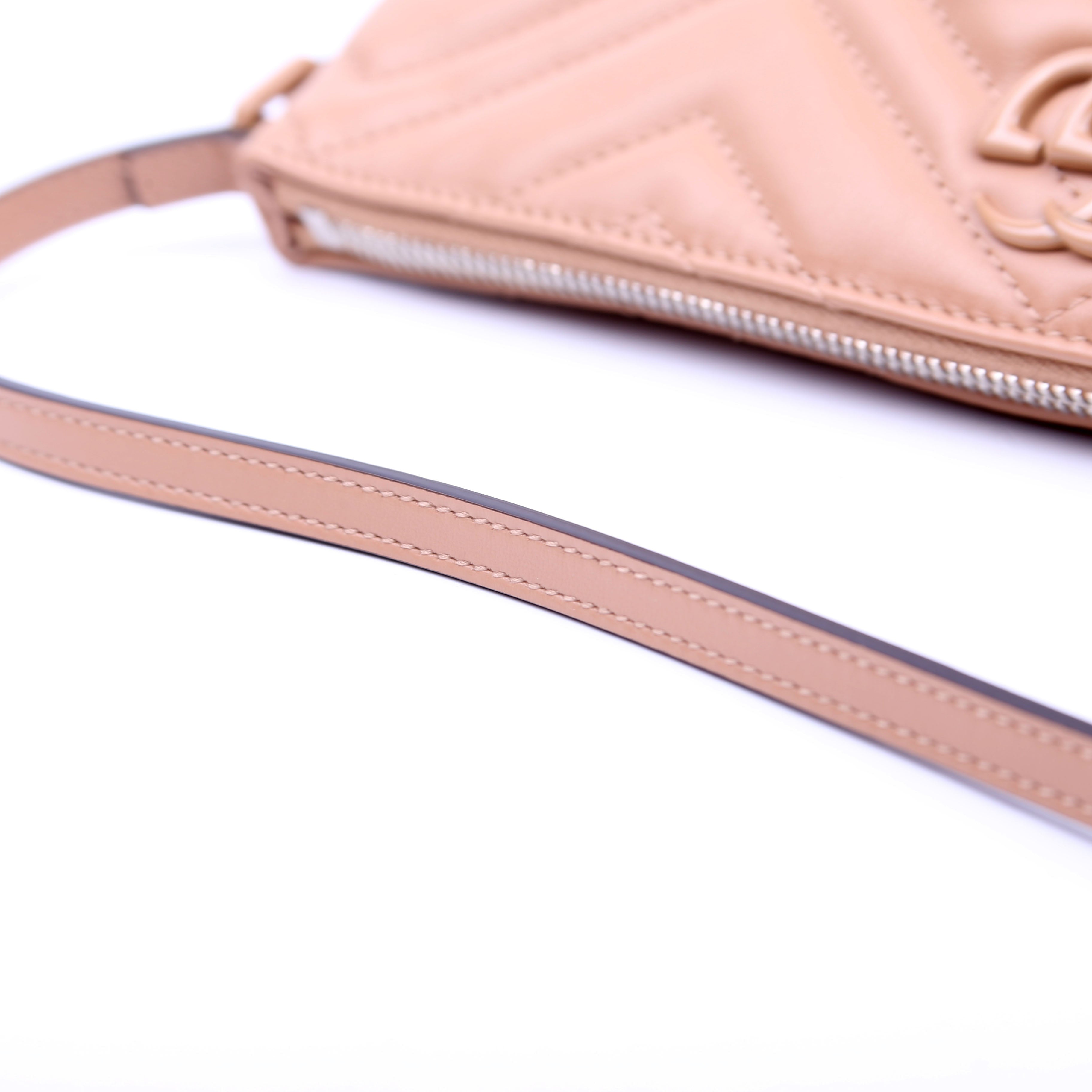 739166 Marmont Sling Mini Shoulder Bag Tan