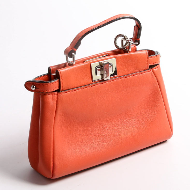 Fendi Micro Peekaboo Coral