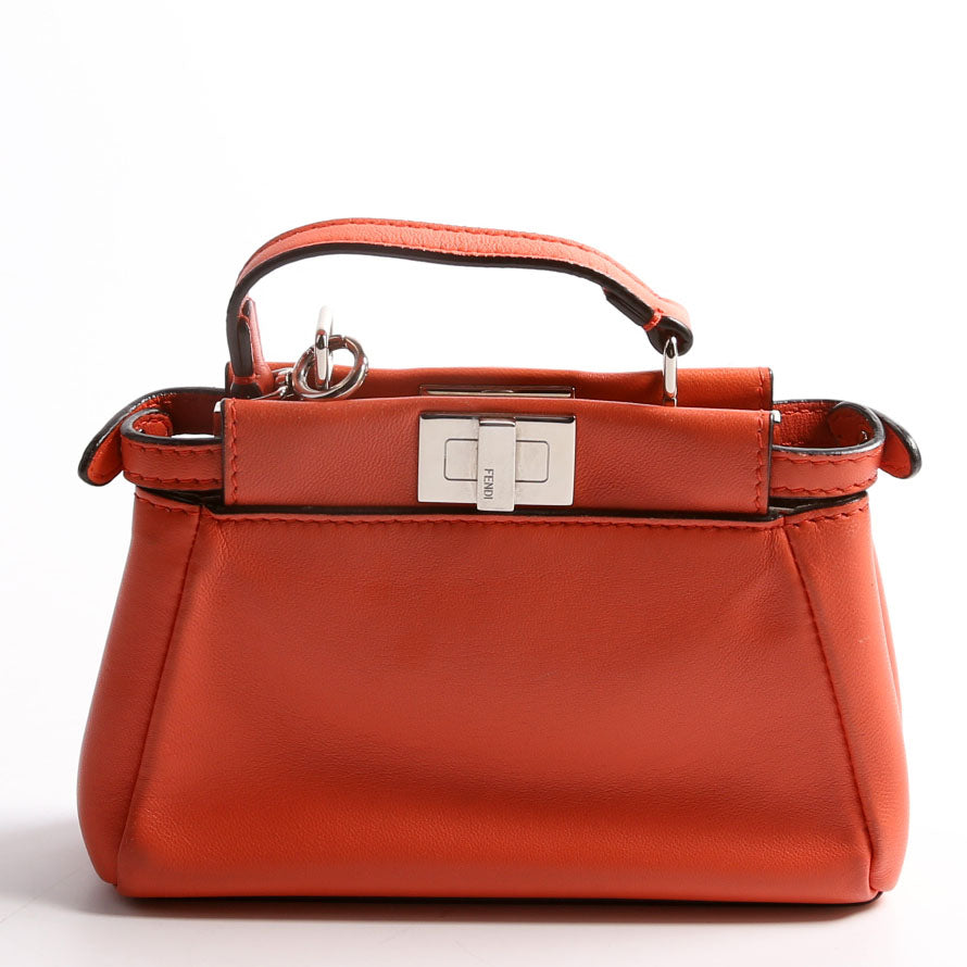 Fendi Micro Peekaboo Coral