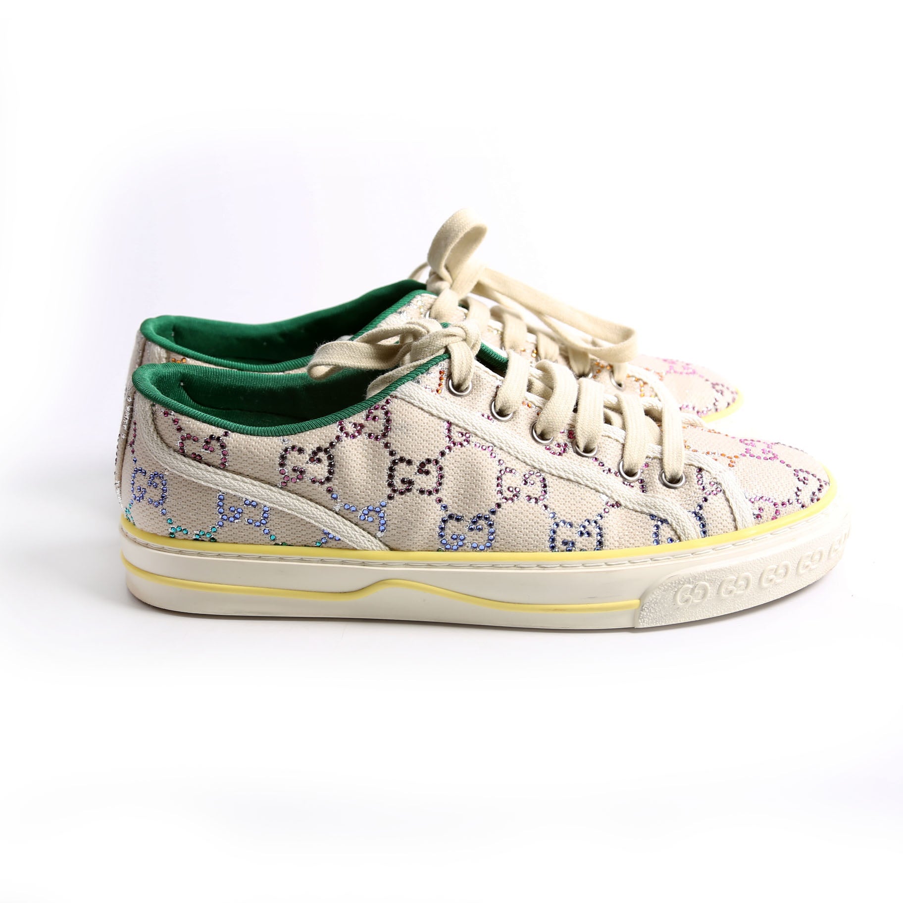 1977 Tennis GG Crystal Sneakers Size 38.5
