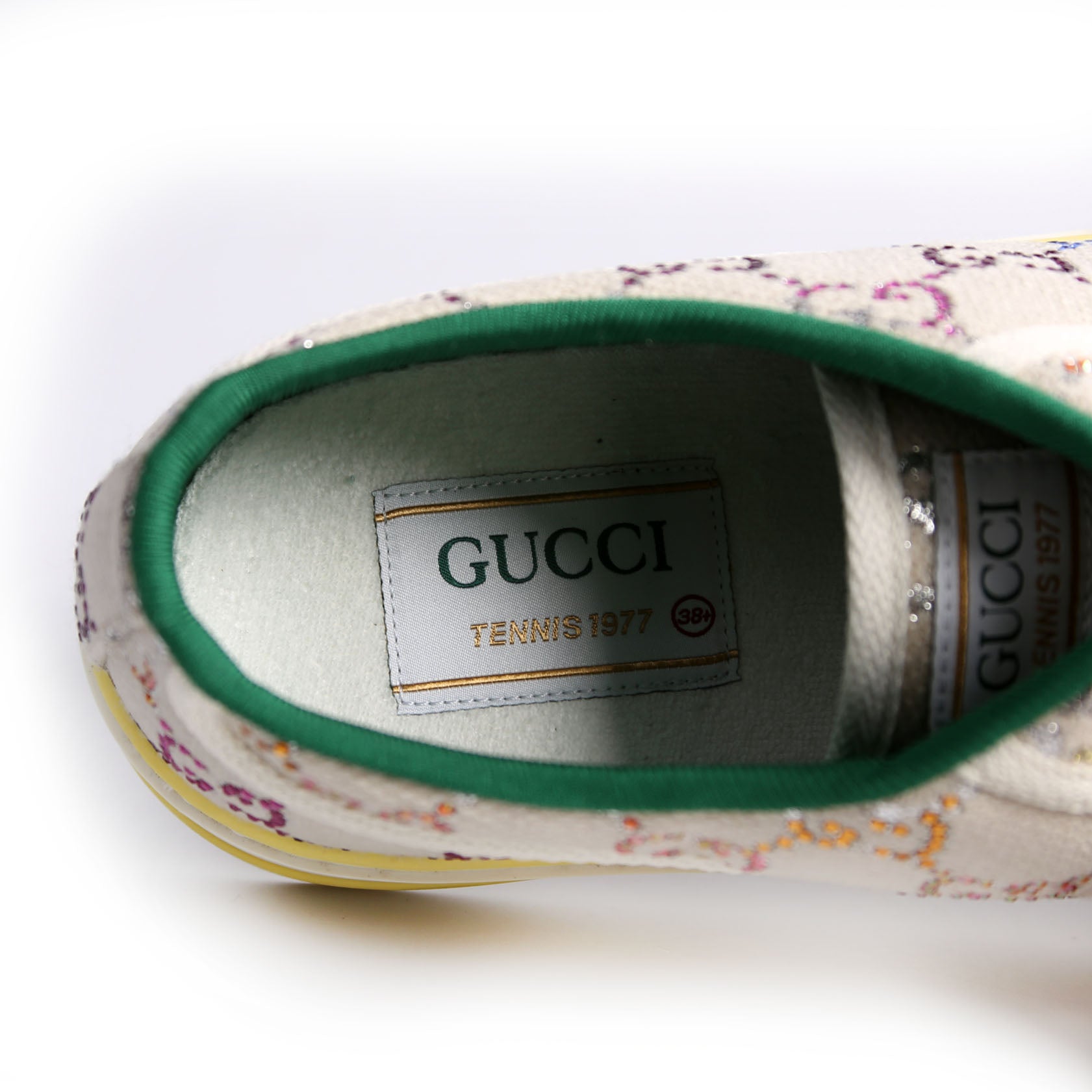 1977 Tennis GG Crystal Sneakers Size 38.5
