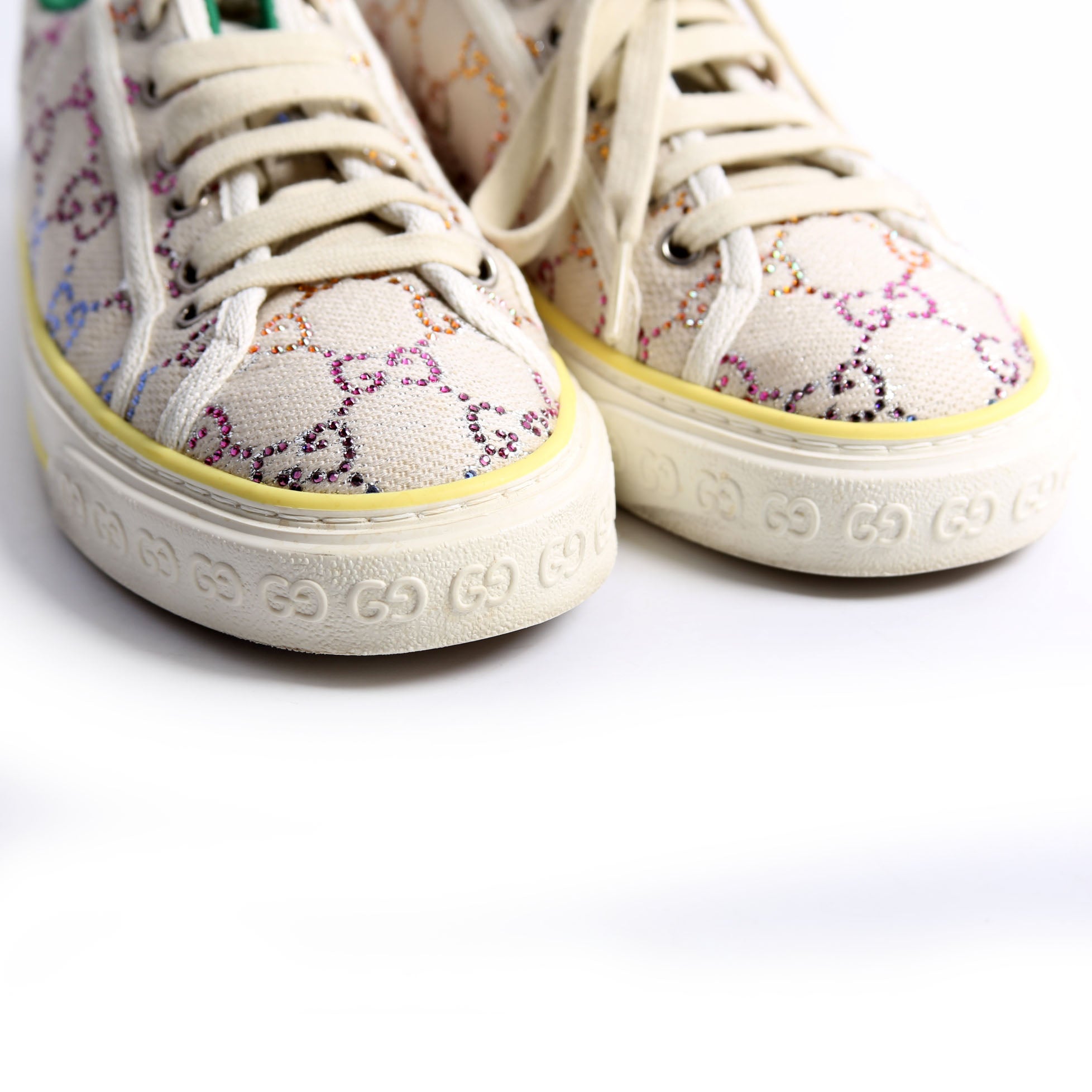 1977 Tennis GG Crystal Sneakers Size 38.5