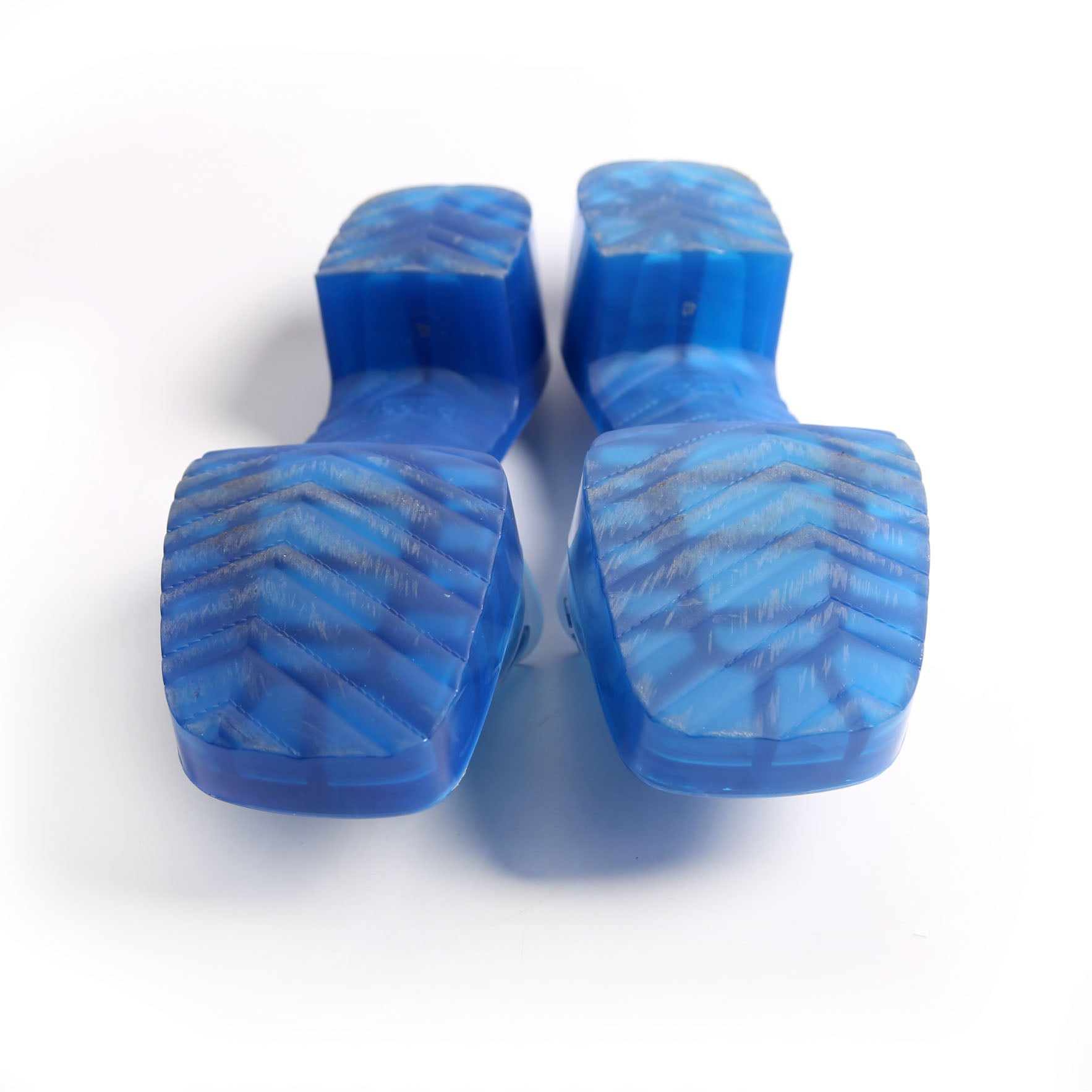 Logo Rubber Slides Size 40 Blue