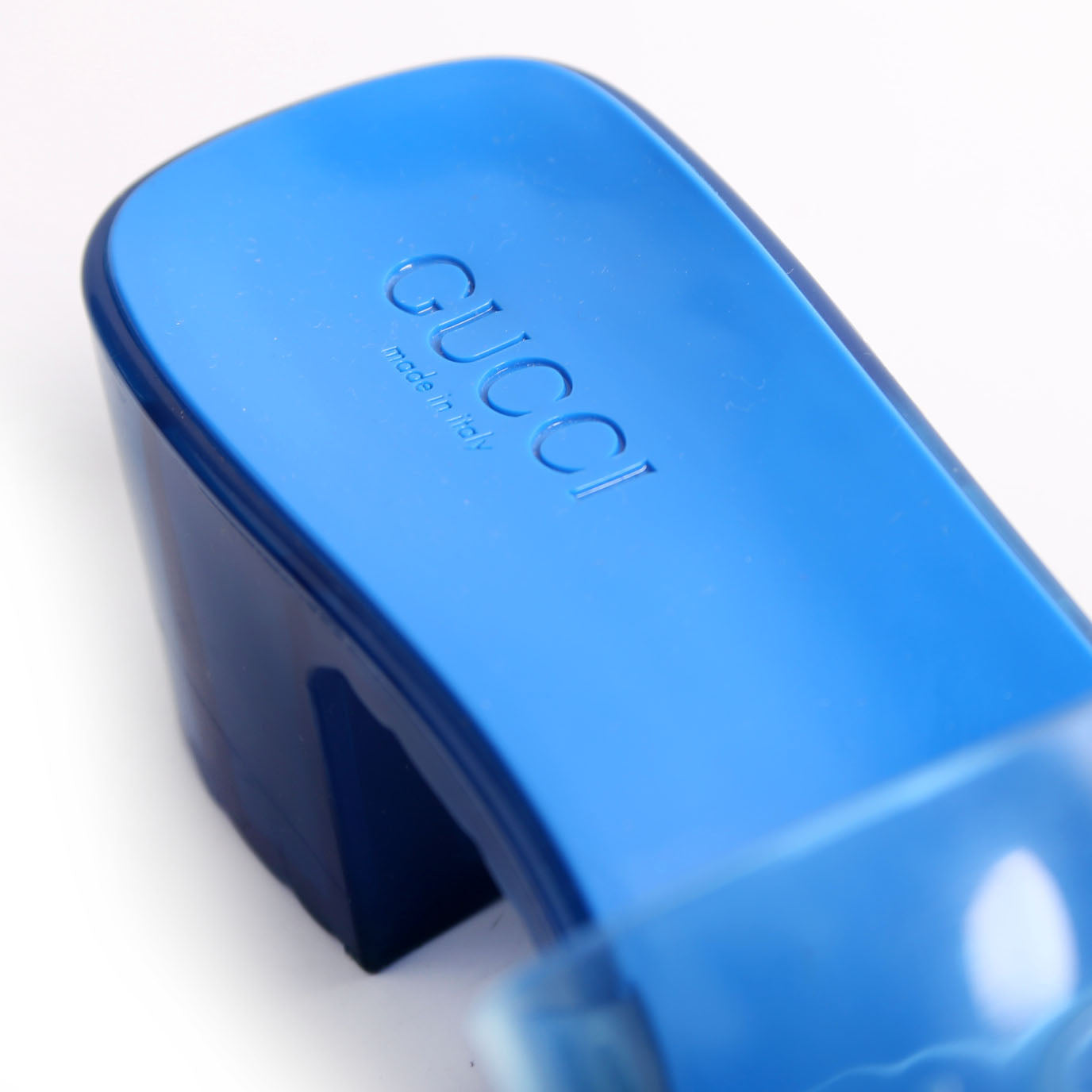 Logo Rubber Slides Size 40 Blue