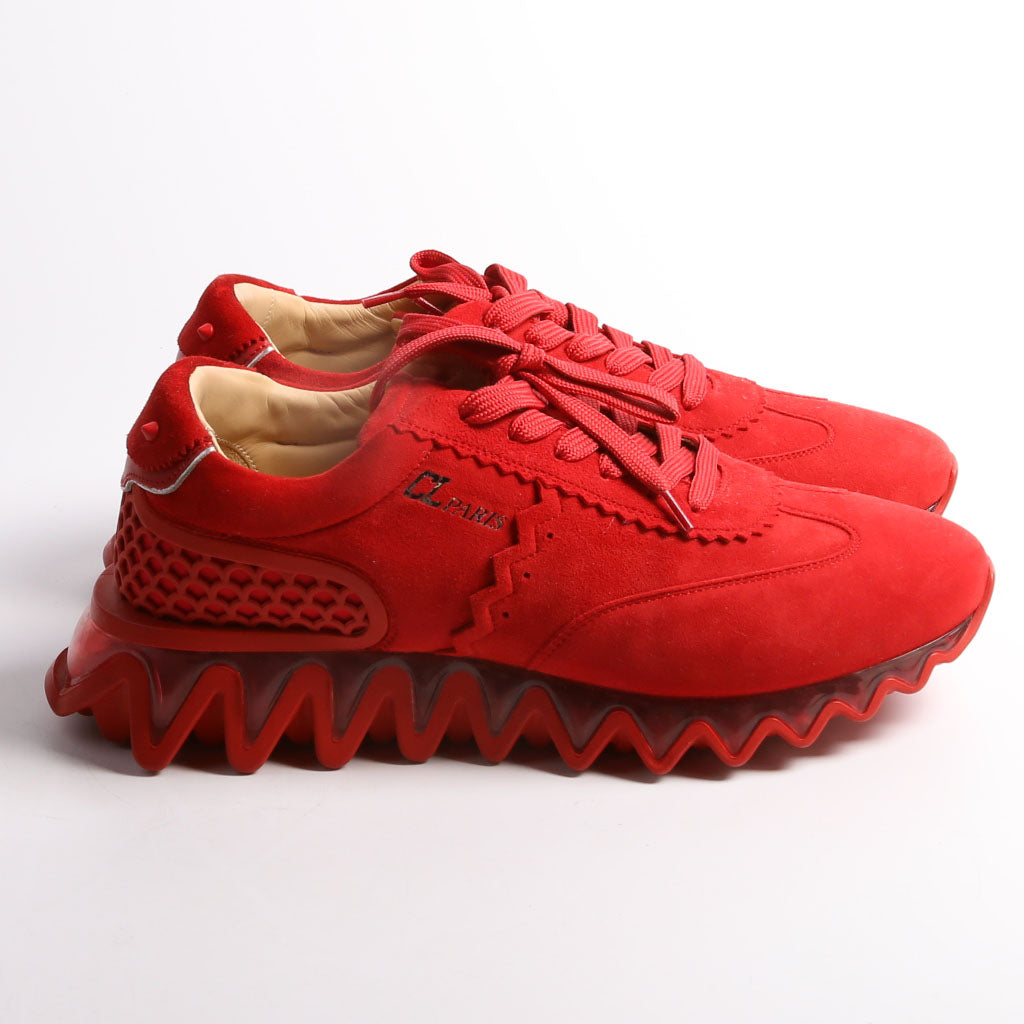 Loubishark Sneakers Size 42 Red